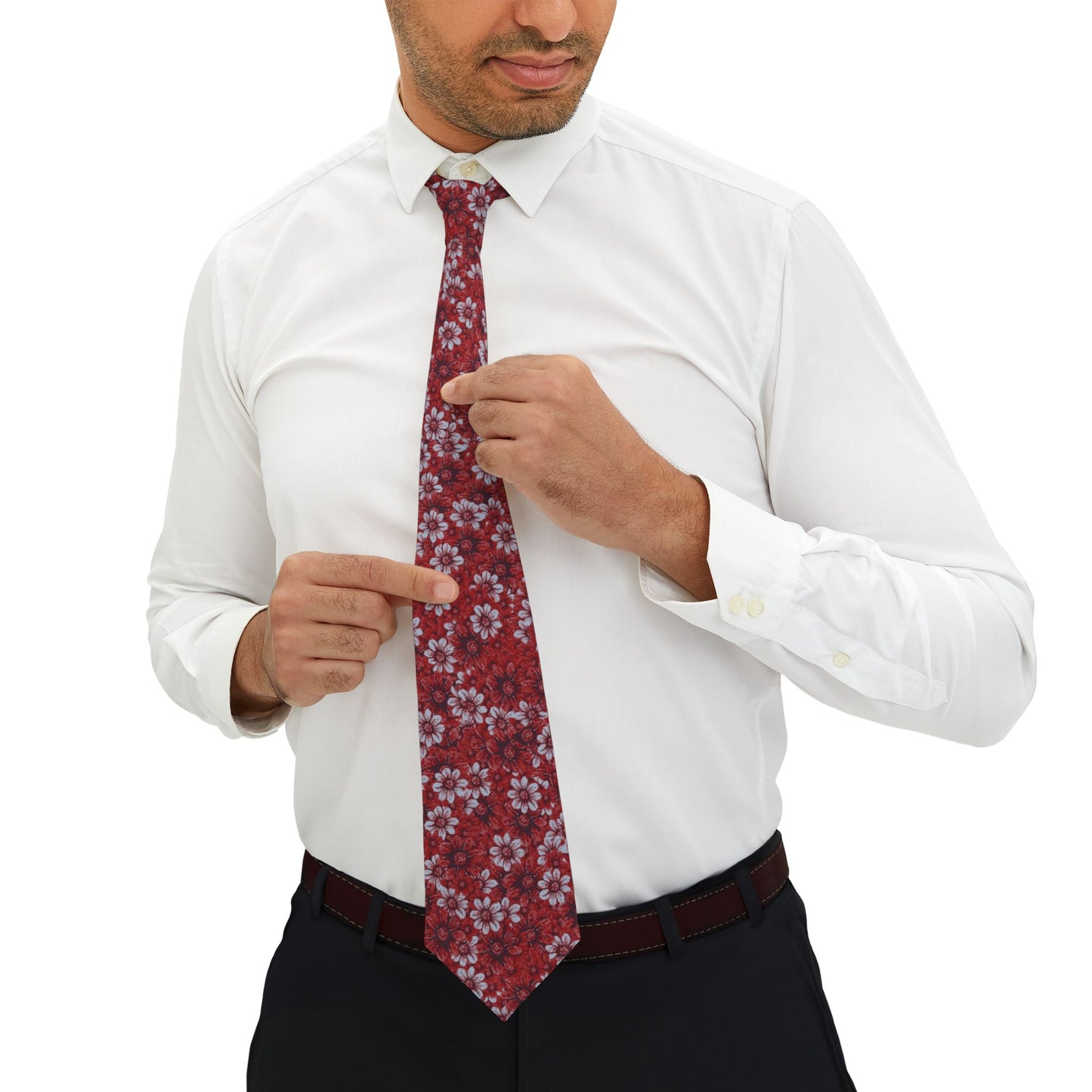 Zen Floral Pattern - Necktie