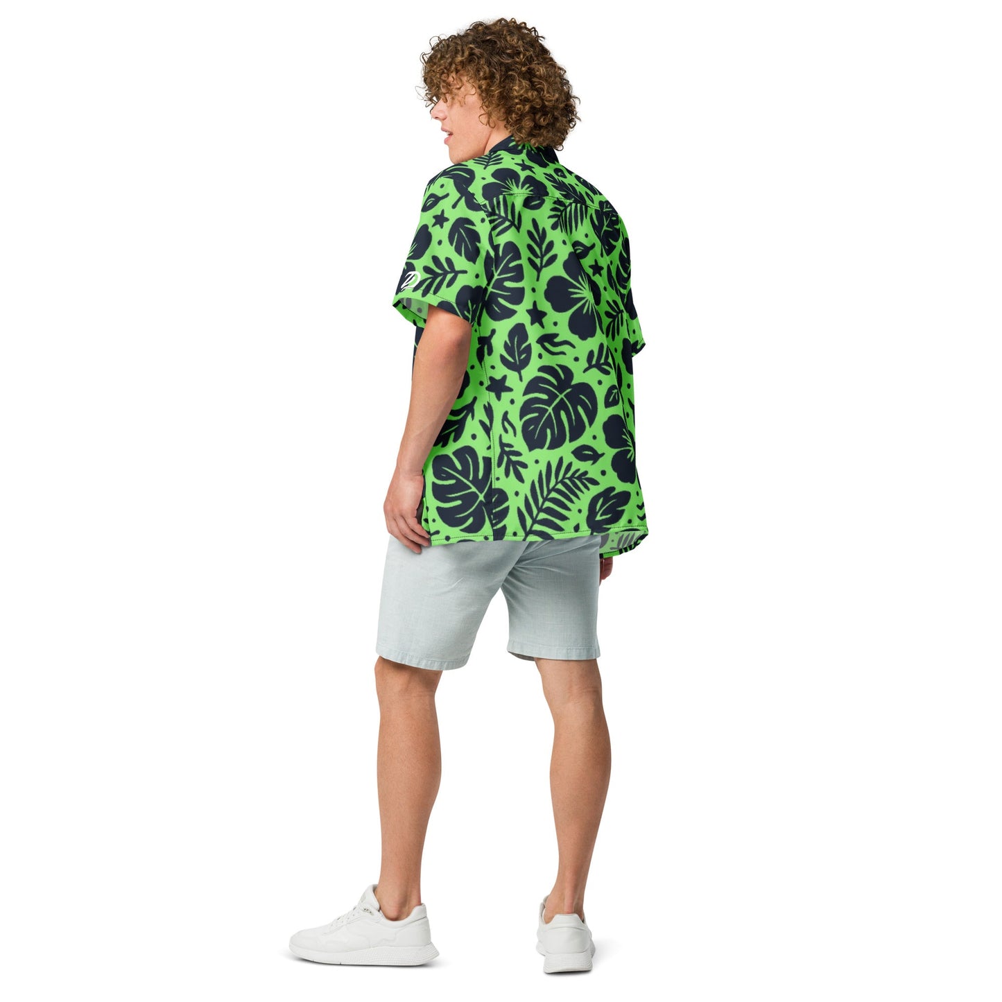 Aloha Escape - Green/Blue - Button Shirt - Unisex - Studio ZD -