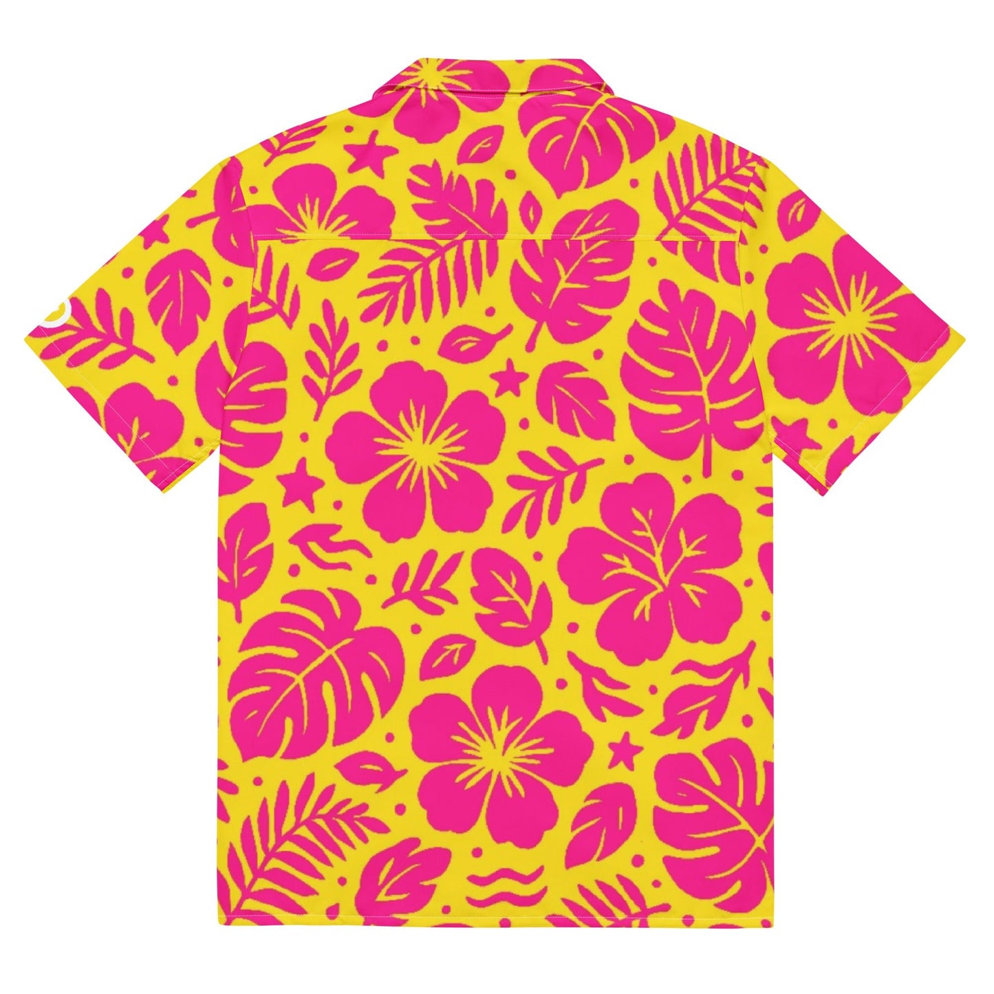 Aloha Escape - Yellow/Pink - Button Shirt - Unisex - Studio ZD -