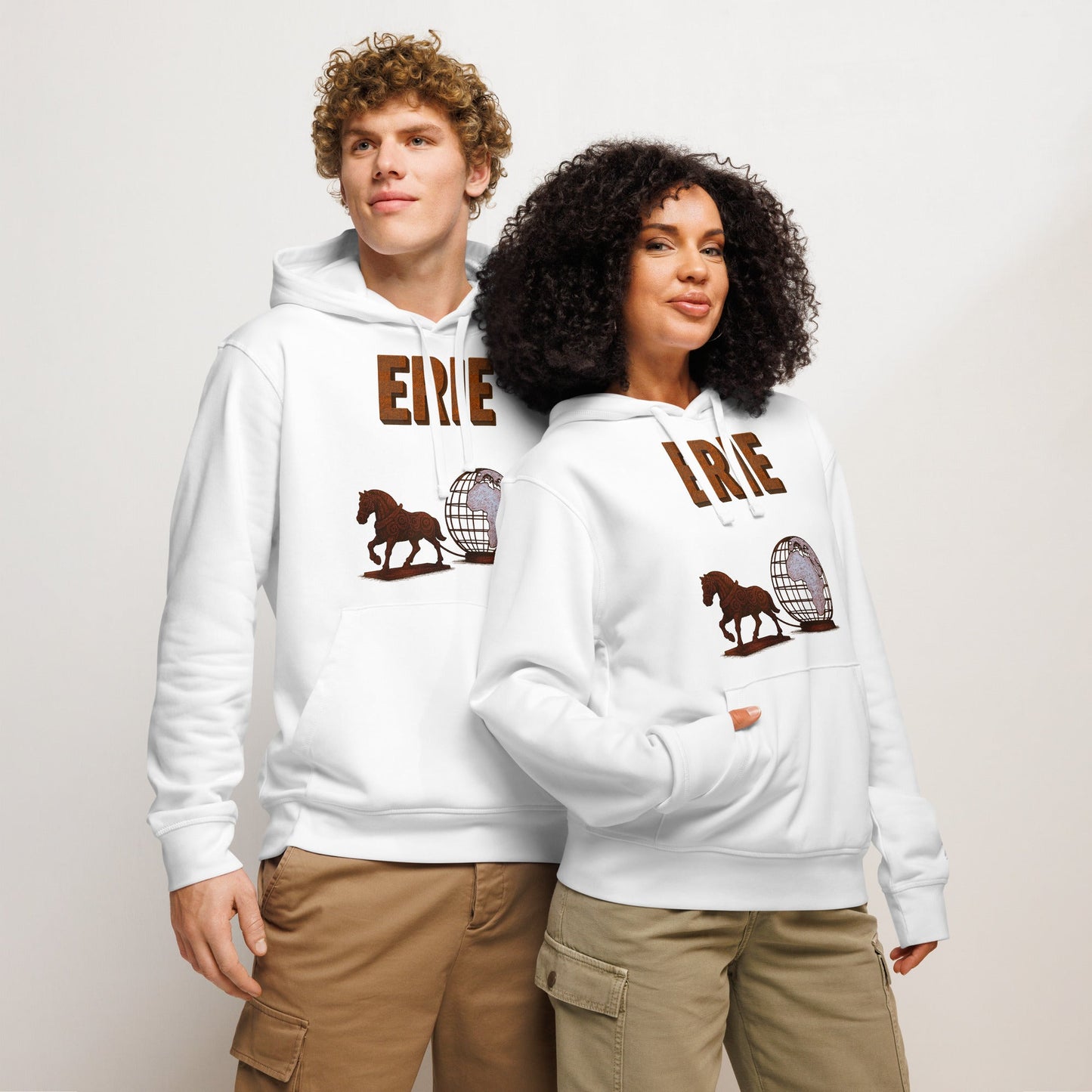 Erie “Fruits of Labor” - Mid - Weight Hoodie - Unisex - Organic - Studio ZD -