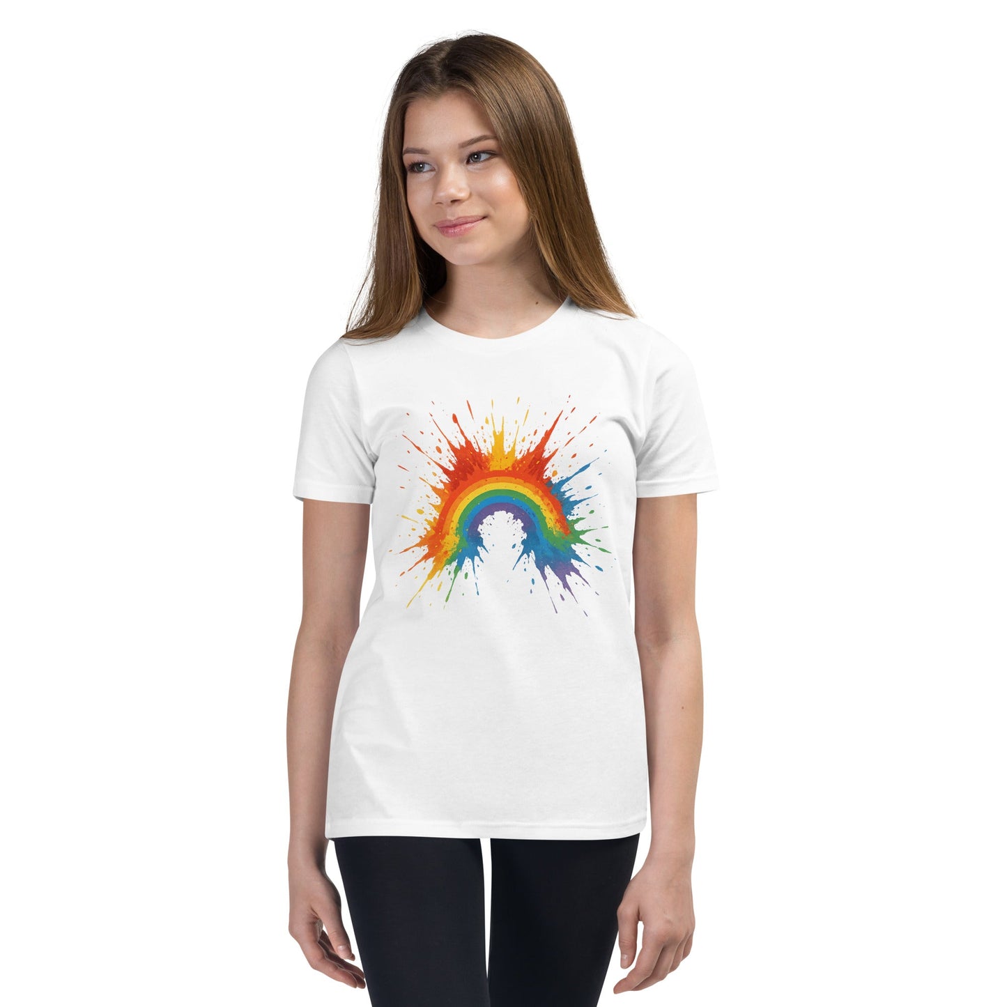Explosive Rainbow - Youth - Short Sleeve T-Shirt - Studio ZD -