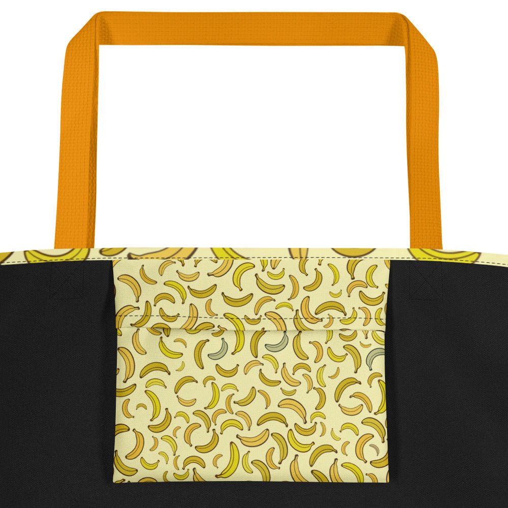 Go Bananas - Large Tote Bag with Pocket - Studio ZD -