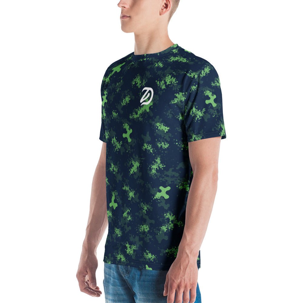 Hybrid Camo Green/Blue - Men's T-shirt - Studio ZD -