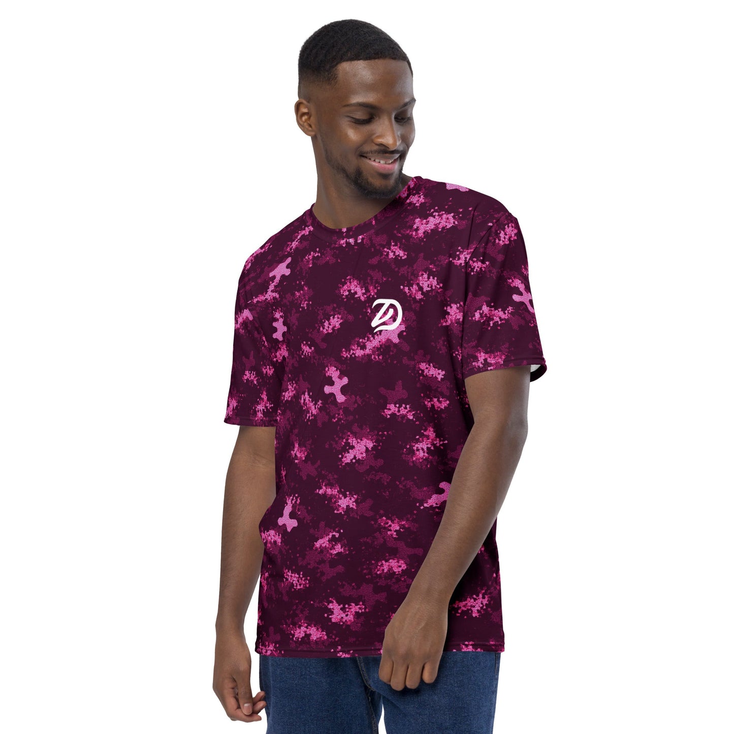 Hybrid Camo Pink - Men's T-Shirt - Studio ZD -