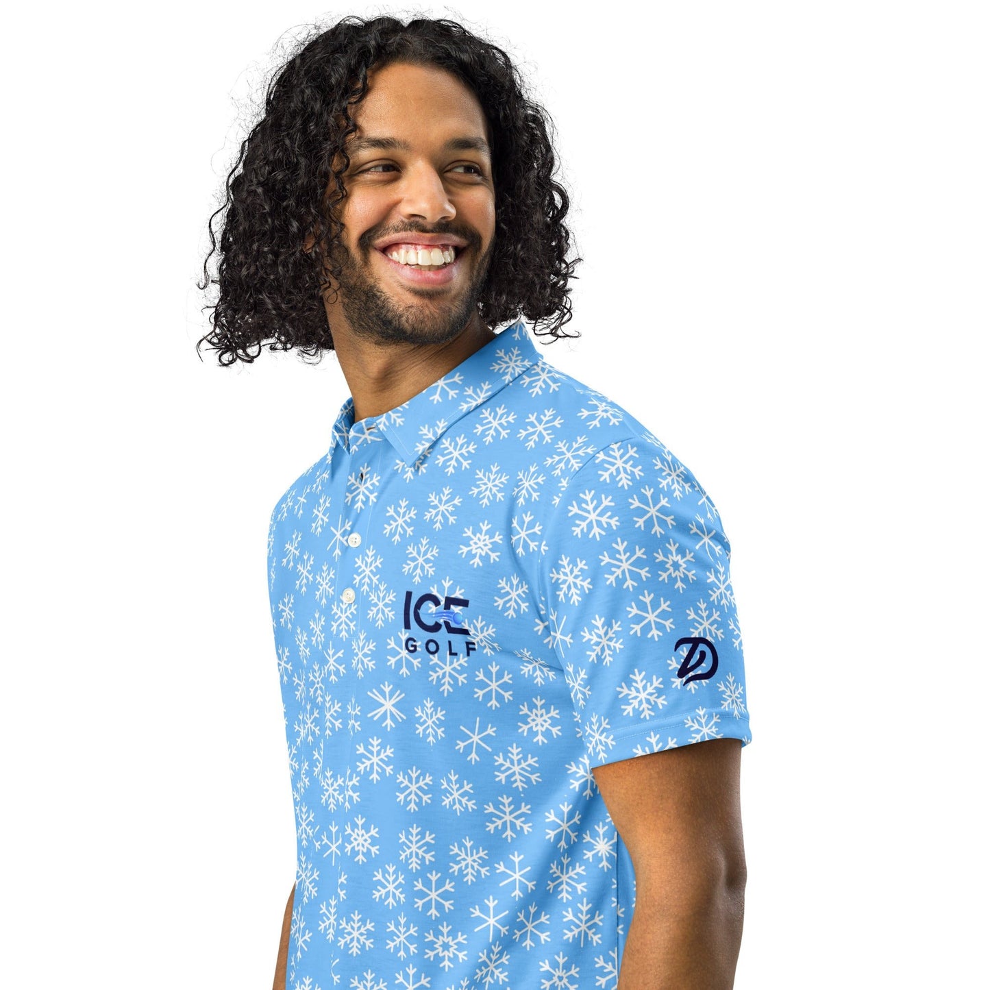 Ice Golf + Golf ZD - Carolina Snow - Men’s Slim Fit Polo - Studio ZD -