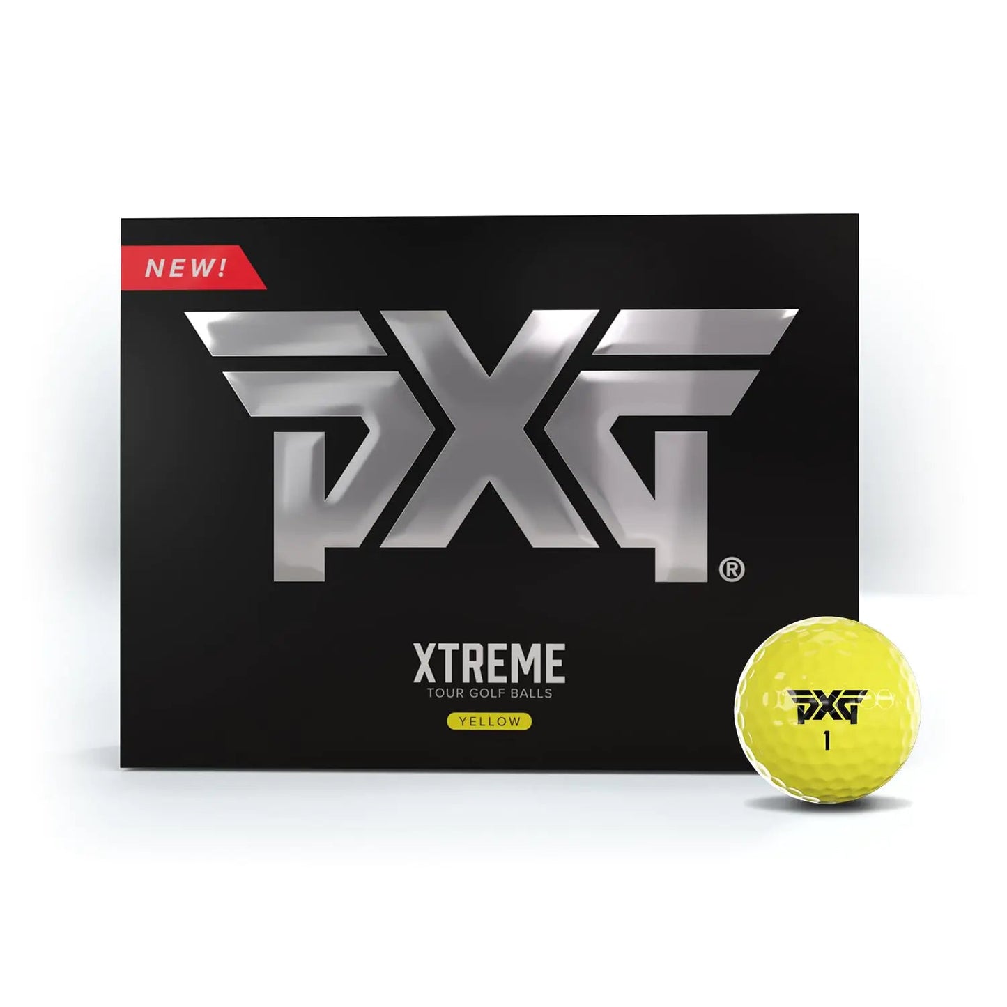 PXG Xtreme Tour Golf Ball - Yellow - Studio ZD -