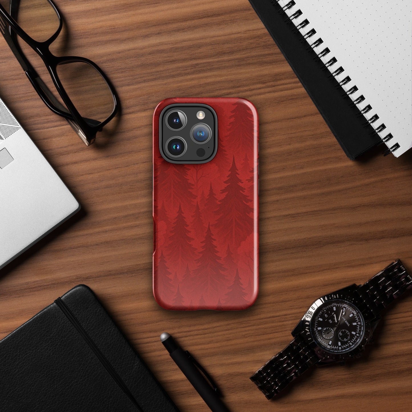 Red Forest - Tough Case for iPhone® - Studio ZD -