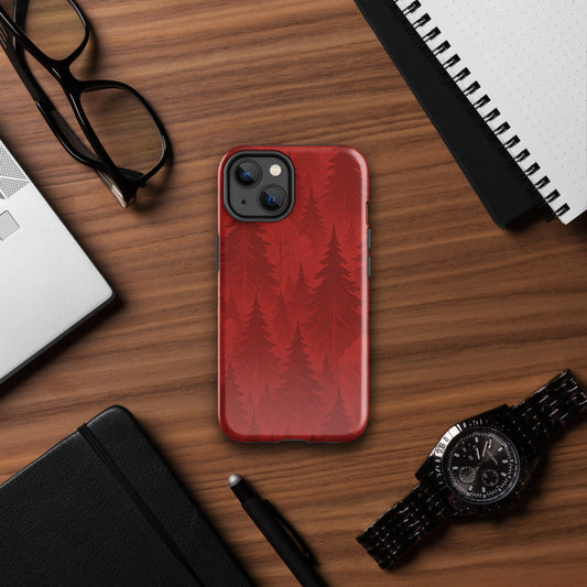 Red Forest - Tough Case for iPhone® - Studio ZD -