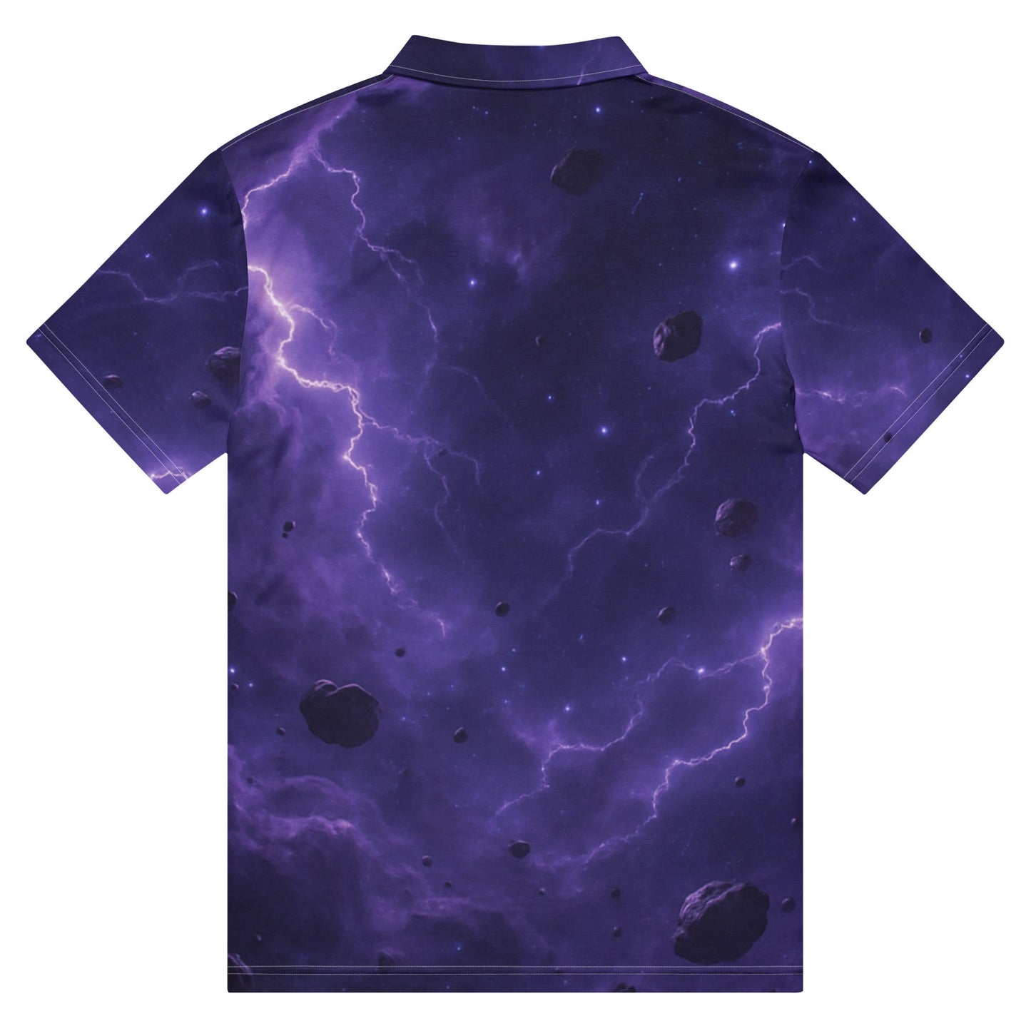 Royal Cosmic Storm - Men’s Slim Fit Polo - Golf ZD - Studio ZD -