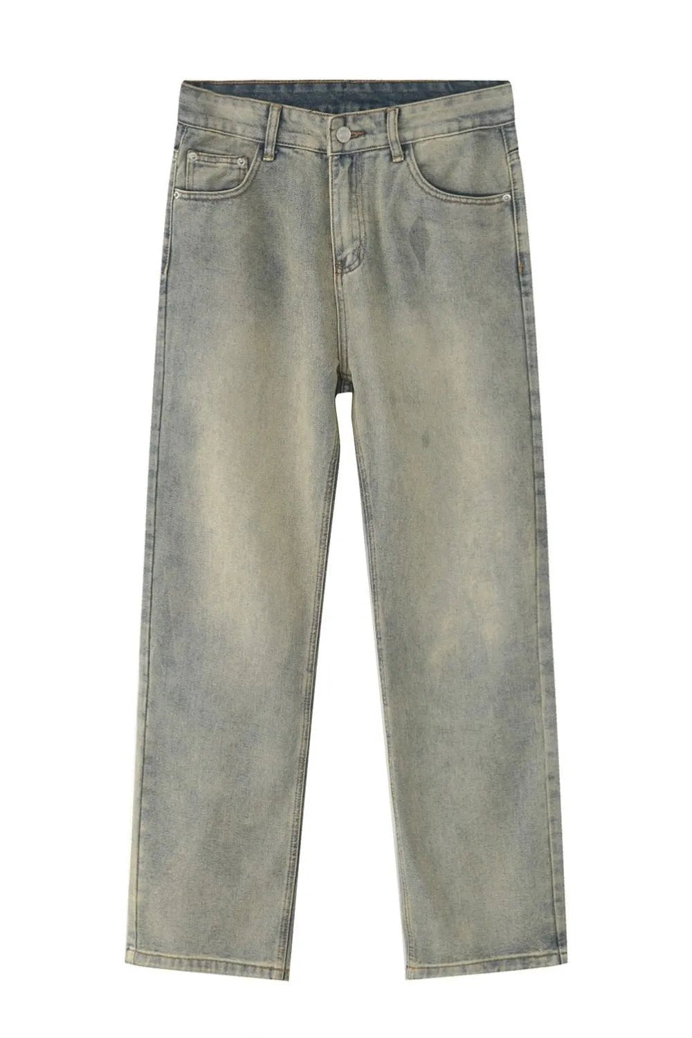 Washed Straight - Leg Slim Jeans - Studio ZD -
