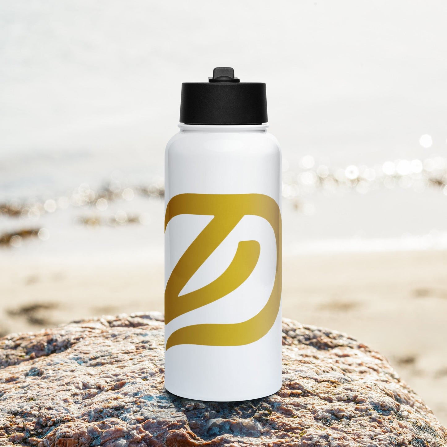 ZD Signature Series - Stainless Steel Water Bottle - Straw Lid - Studio ZD -