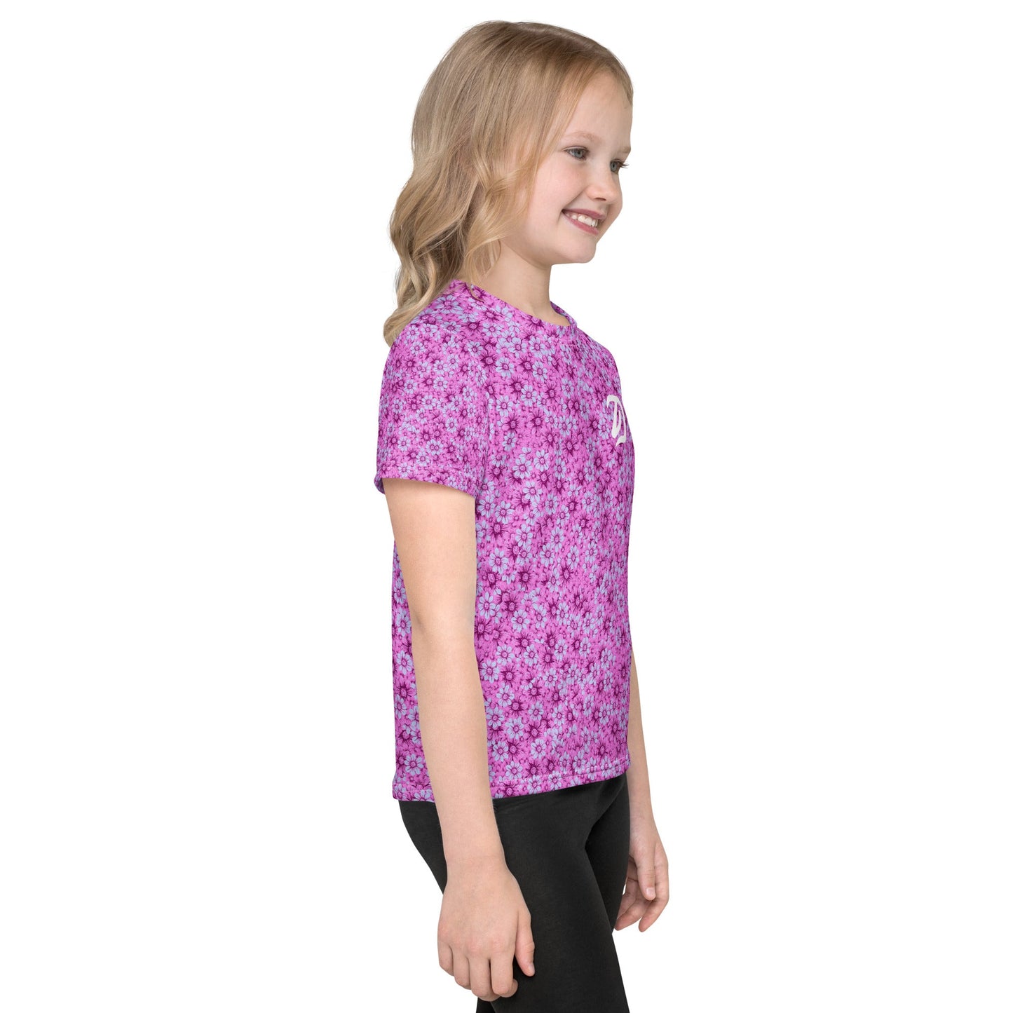 Zen Floral Pattern - Kids Crew Neck T-Shirt - Studio ZD -