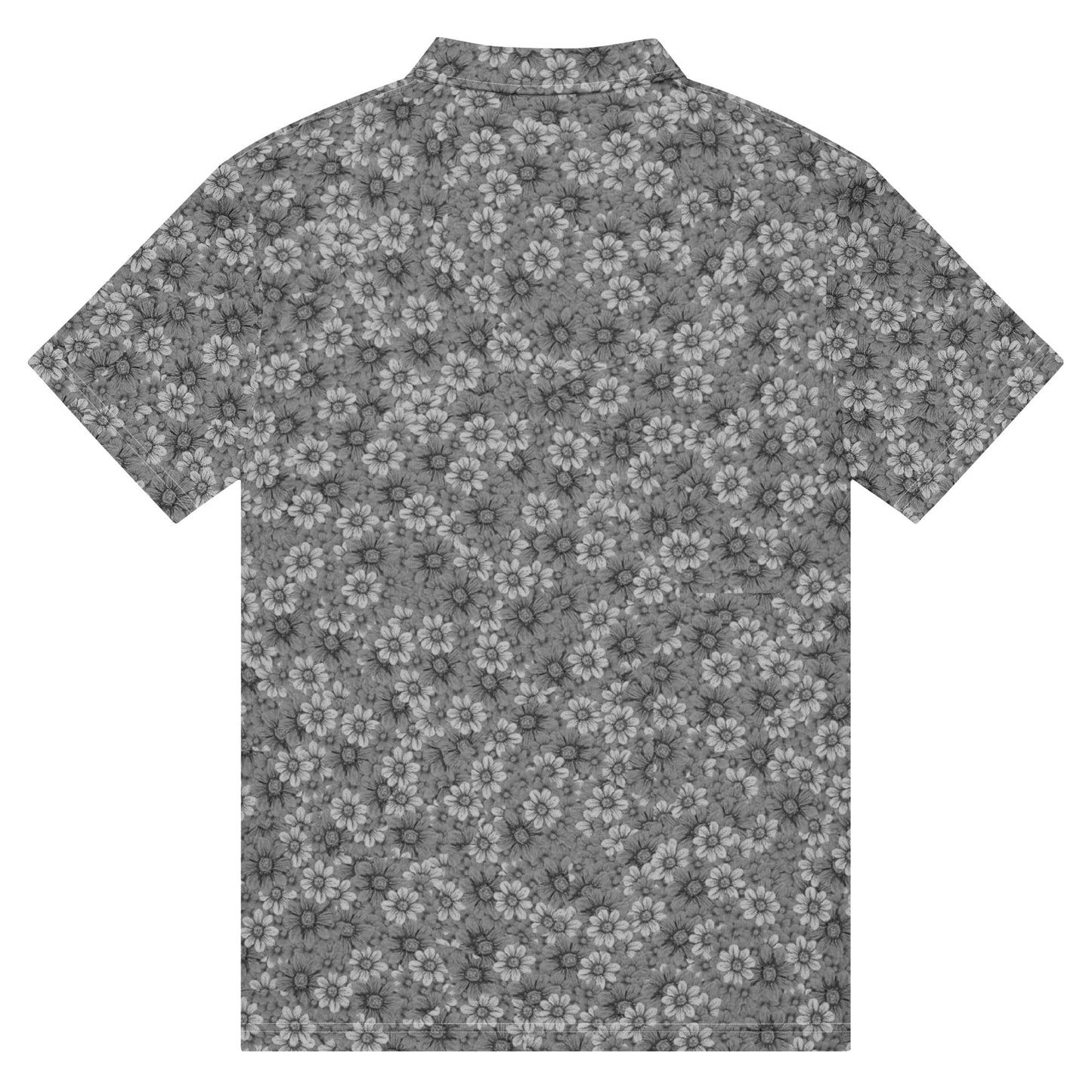 Zen Floral Pattern - Men’s Slim Fit Polo - Golf ZD - Studio ZD -