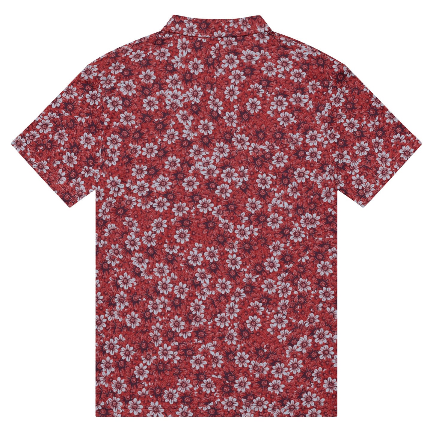 Zen Floral Pattern - Men’s Slim Fit Polo - Golf ZD - Studio ZD -