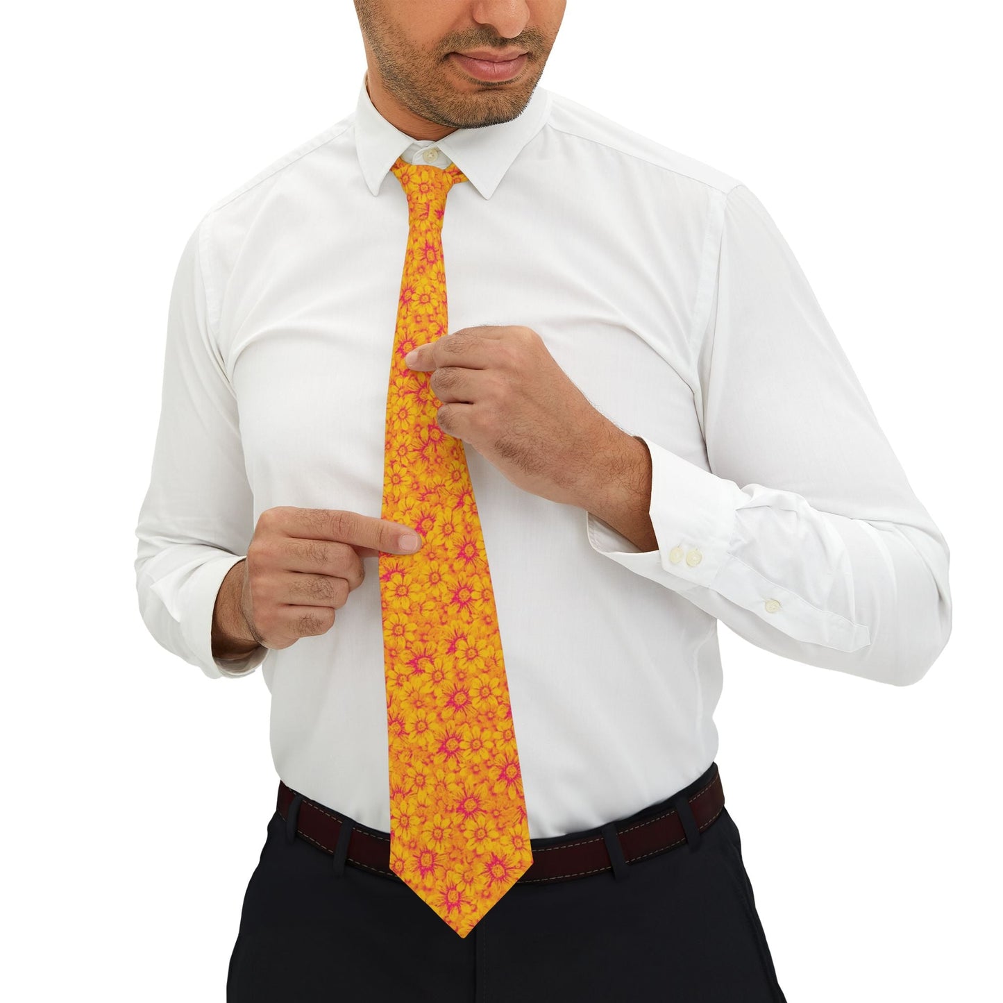 Zen Floral Pattern - Necktie - Studio ZD - Accessories