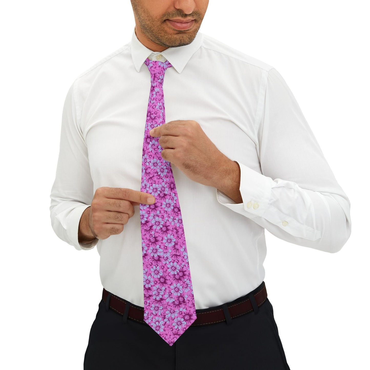 Zen Floral Pattern - Necktie - Studio ZD - Accessories