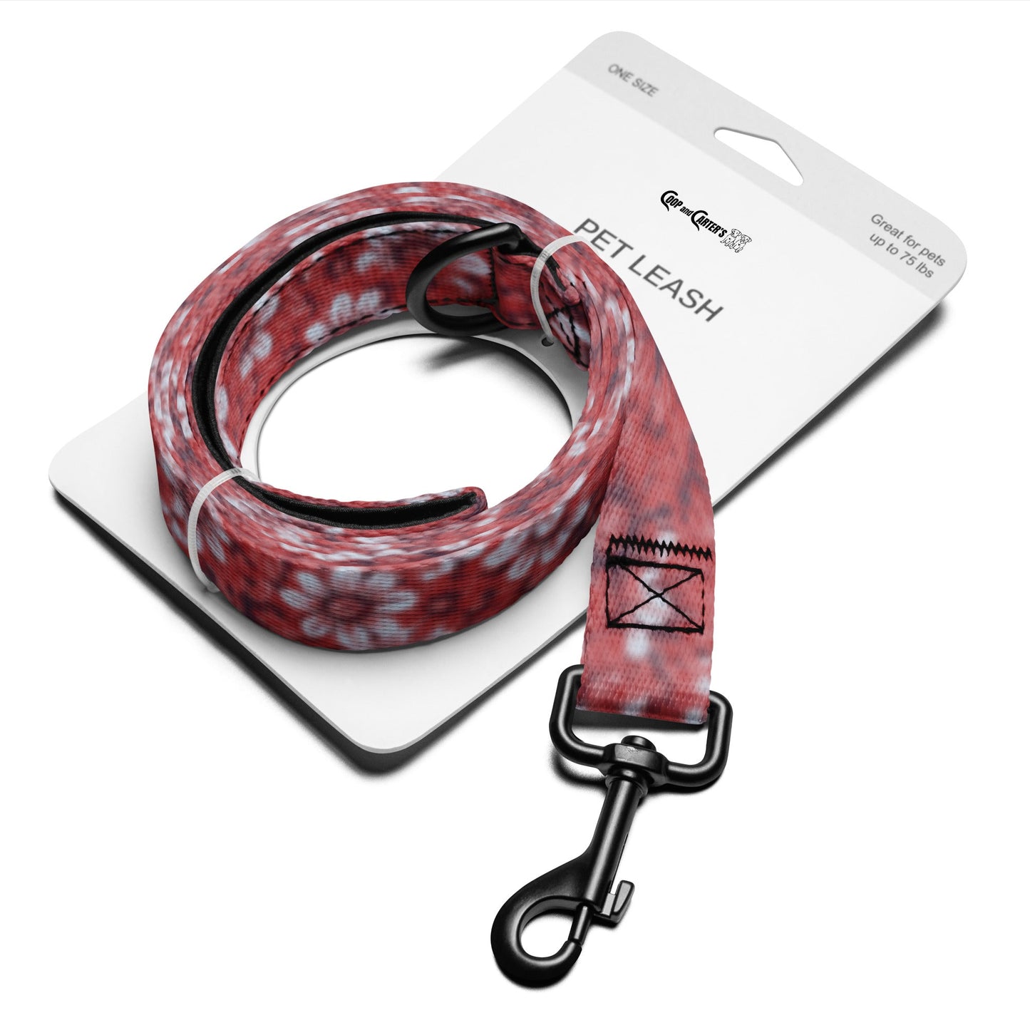 Zen Floral Pattern - Pet Leash - Coop and Carter's - Studio ZD -