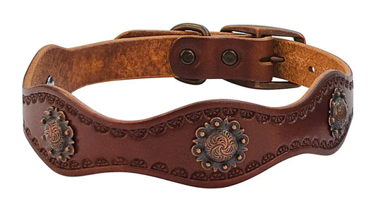 Weaver Leather Sundance Dog Collar 5/8 x 11-Inch Brown