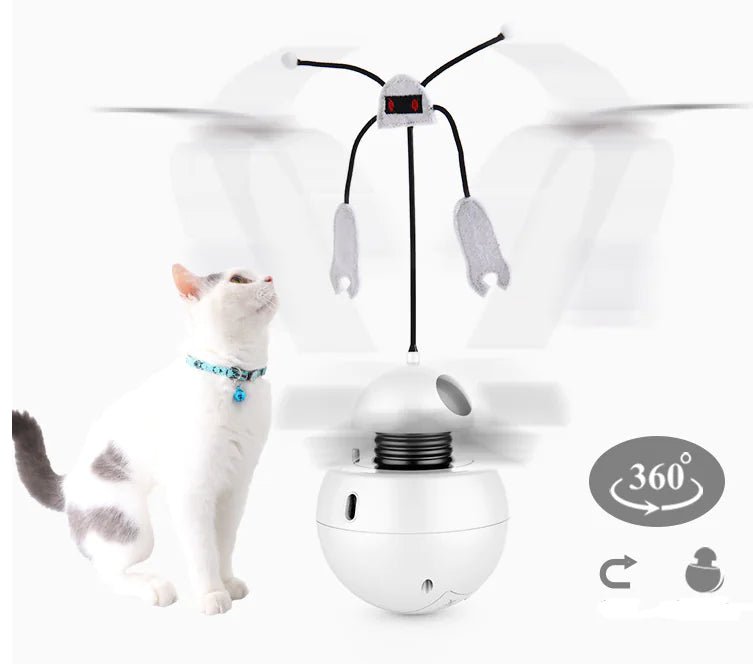 3 - in - 1 Robotic Laser Cat Toy for Pets - Studio ZD - 