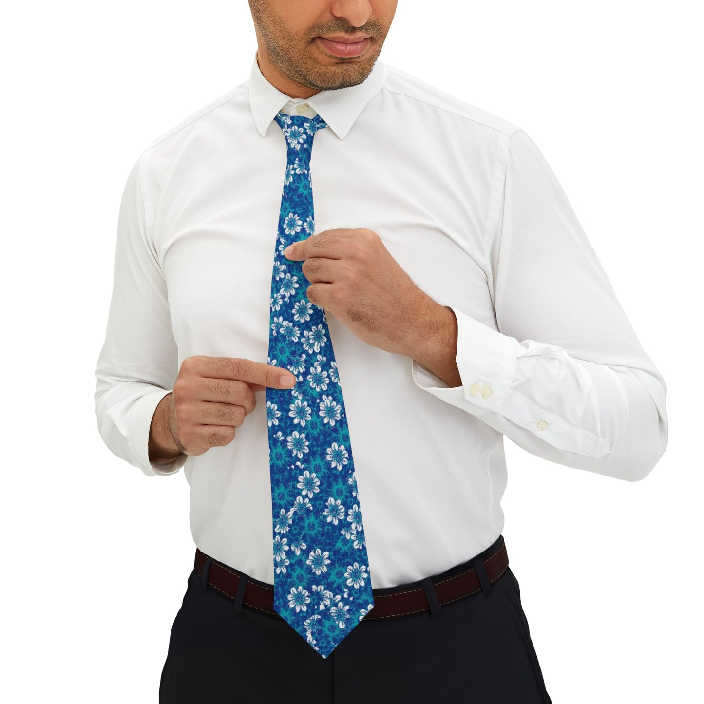 Zen Floral Pattern - Necktie