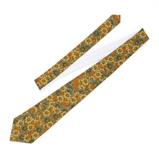 Zen Floral Pattern - Necktie