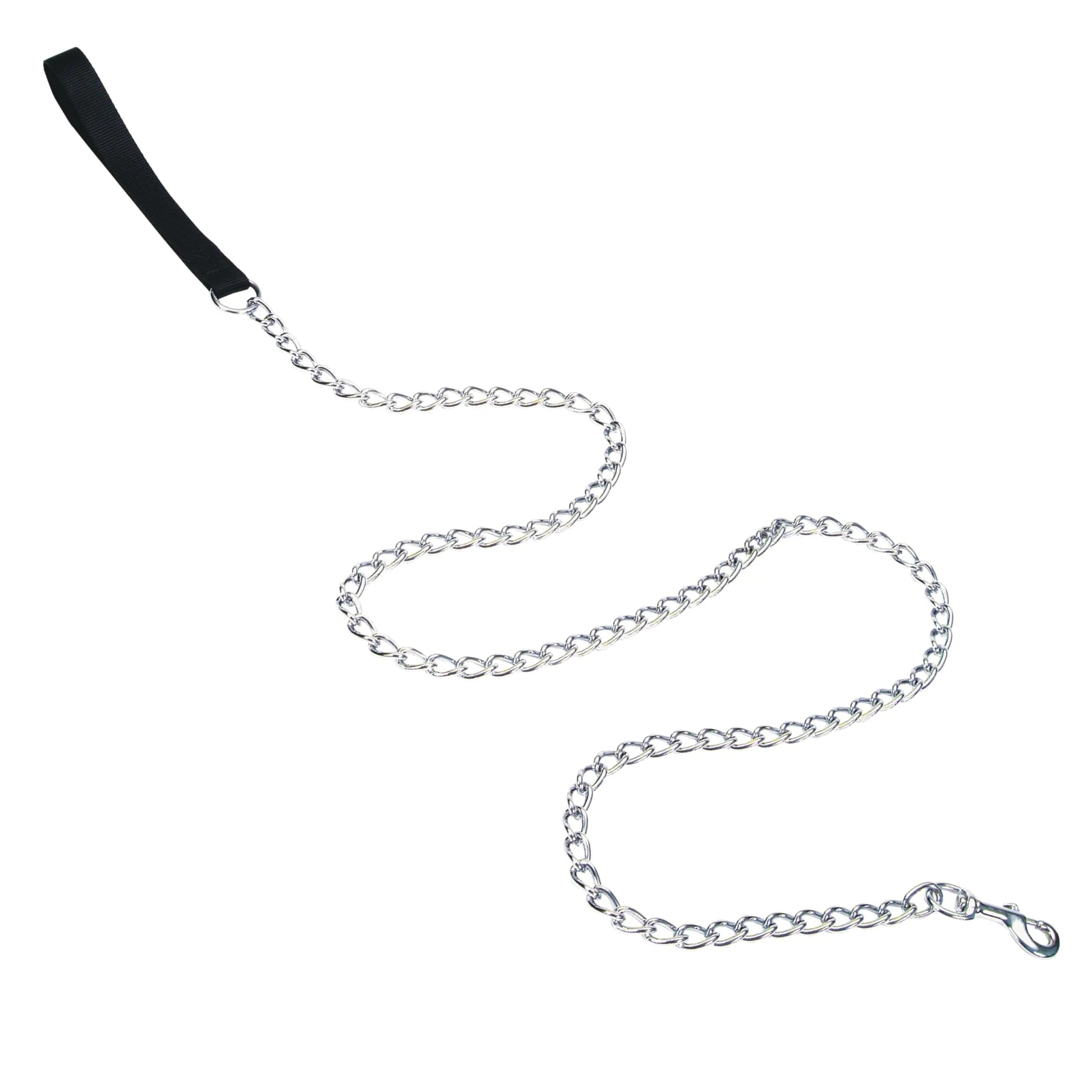 Coastal Pet Titan Chain Dog Leash with Comfortable Handle - Durable Metal Dog Leash - Heavy - Duty Dog Leash for Puppies & Dogs - Quality Dog Supplies - Black 4 mm x 6 - Studio ZD - 