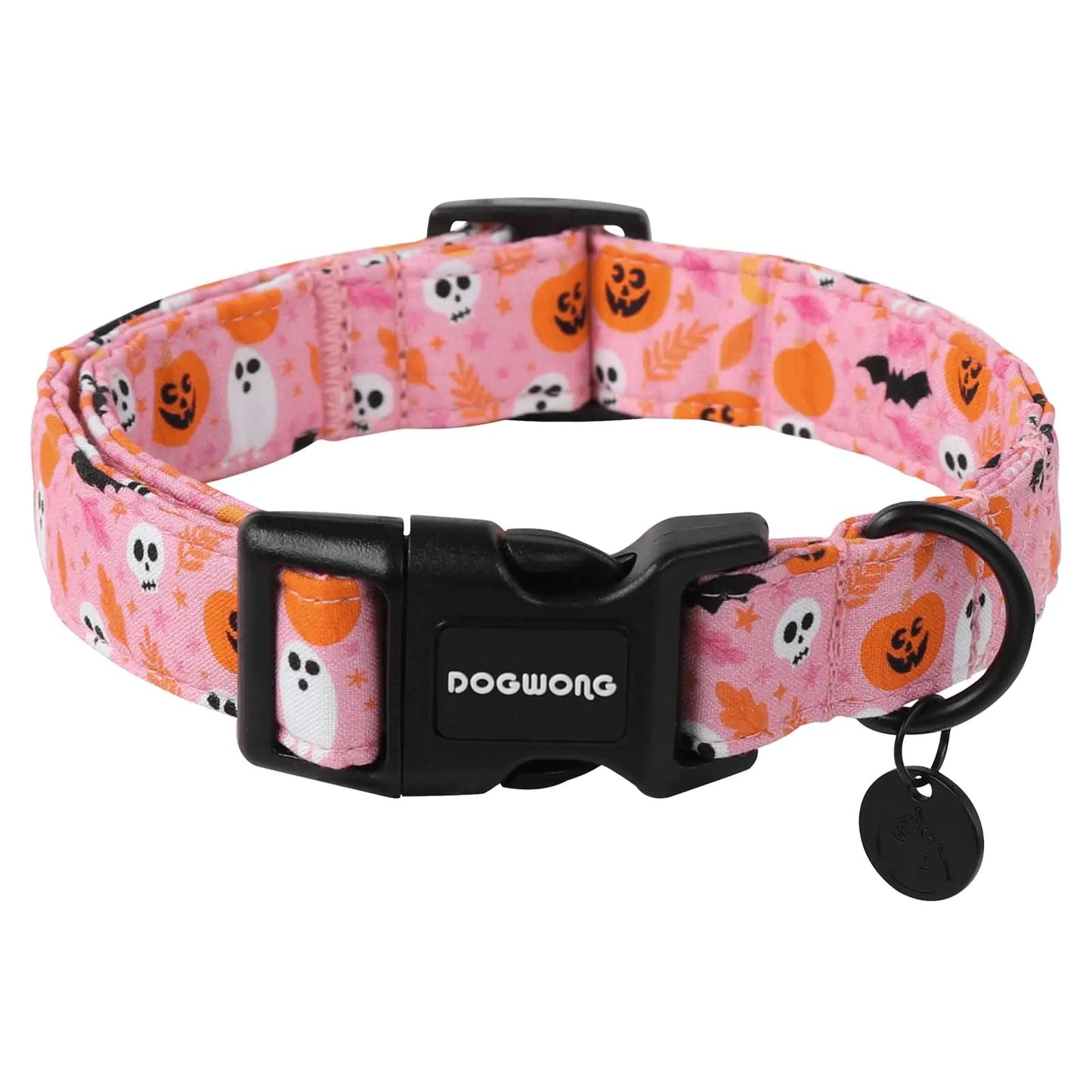 DOGWONG Fall Halloween Dog Collar Fall Cotton Dog Collar Comfortable Adjustable Girl Fall Dog Collar for Small Medium Larege Dogs - Studio ZD - 