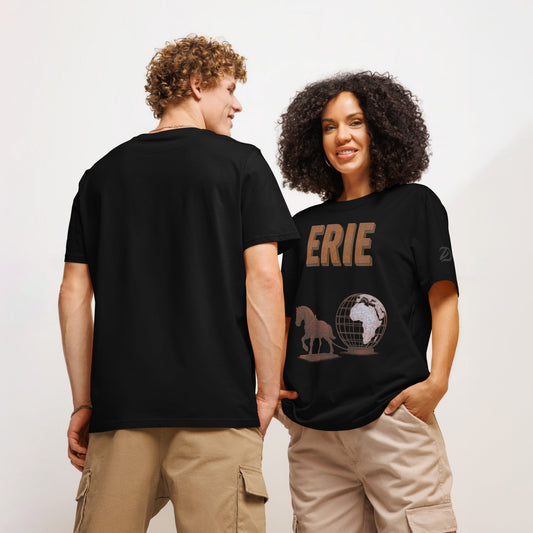 Erie Fruits of Labor - Organic - Ribbed Neck T-Shirt - Unisex - Studio ZD - 