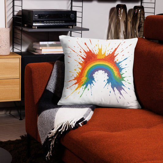 Explosive Rainbow - Basic Pillow - Studio ZD - Studio ZD - 