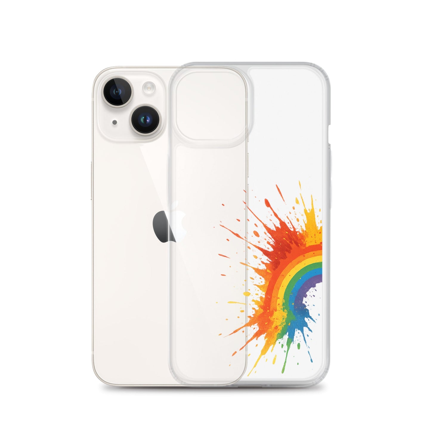 Explosive Rainbow - Clear Case for iPhone® - Studio ZD - Studio ZD - 
