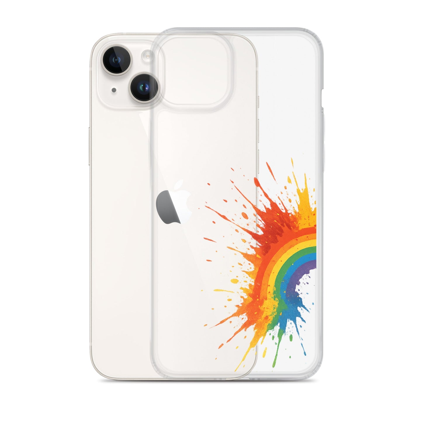 Explosive Rainbow - Clear Case for iPhone® - Studio ZD - Studio ZD - 