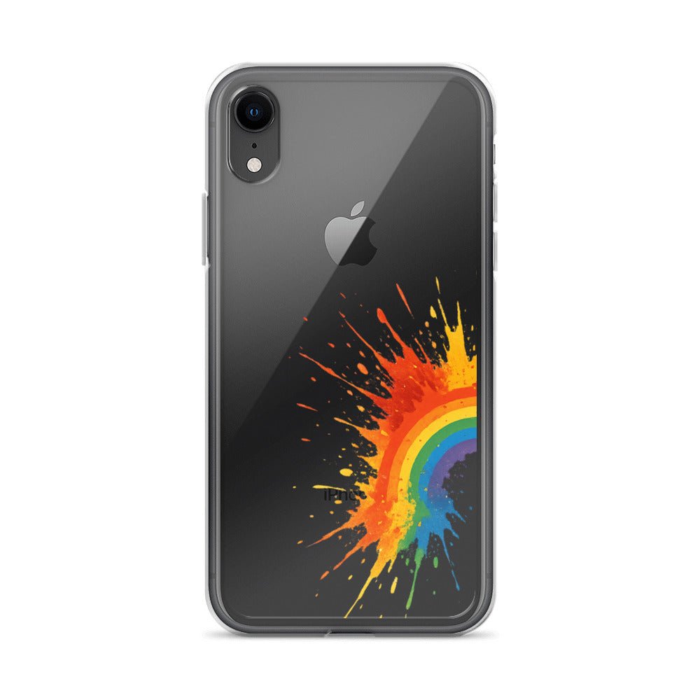 Explosive Rainbow - Clear Case for iPhone® - Studio ZD - Studio ZD - 