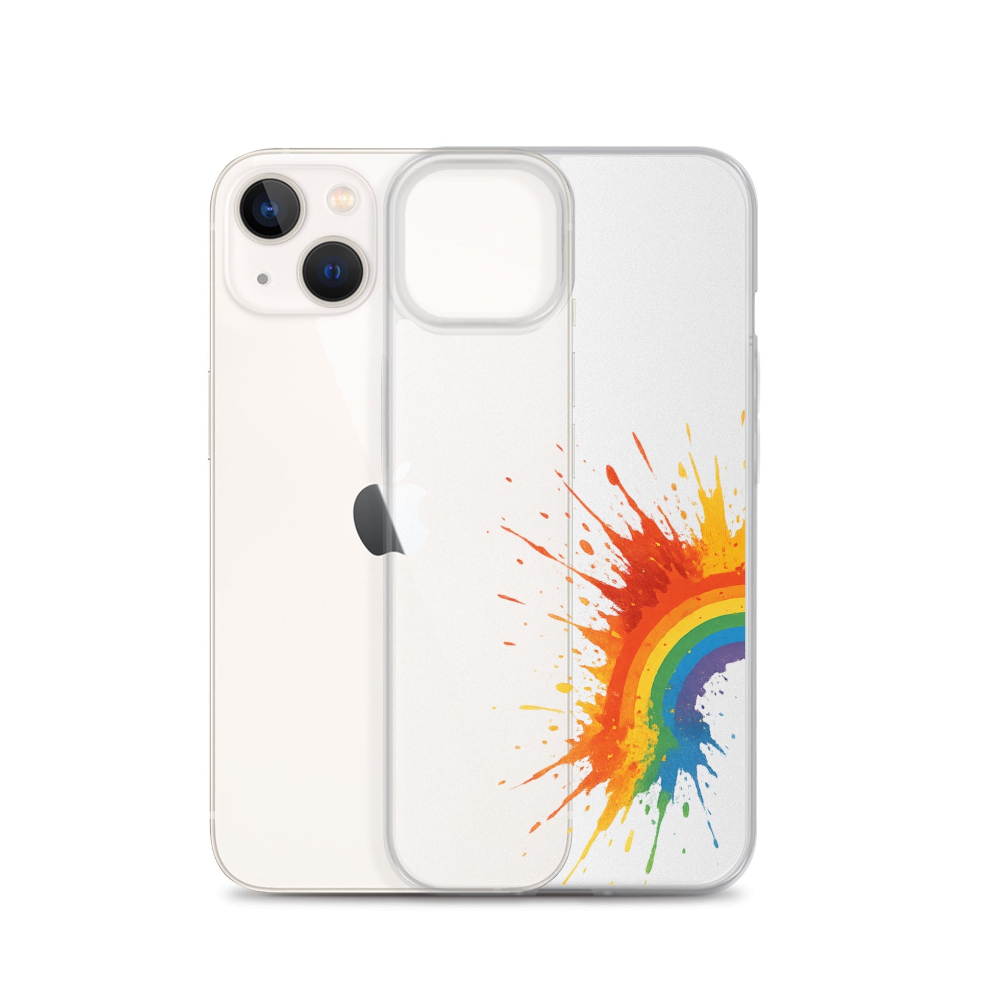 Explosive Rainbow - Clear Case for iPhone® - Studio ZD - Studio ZD - 