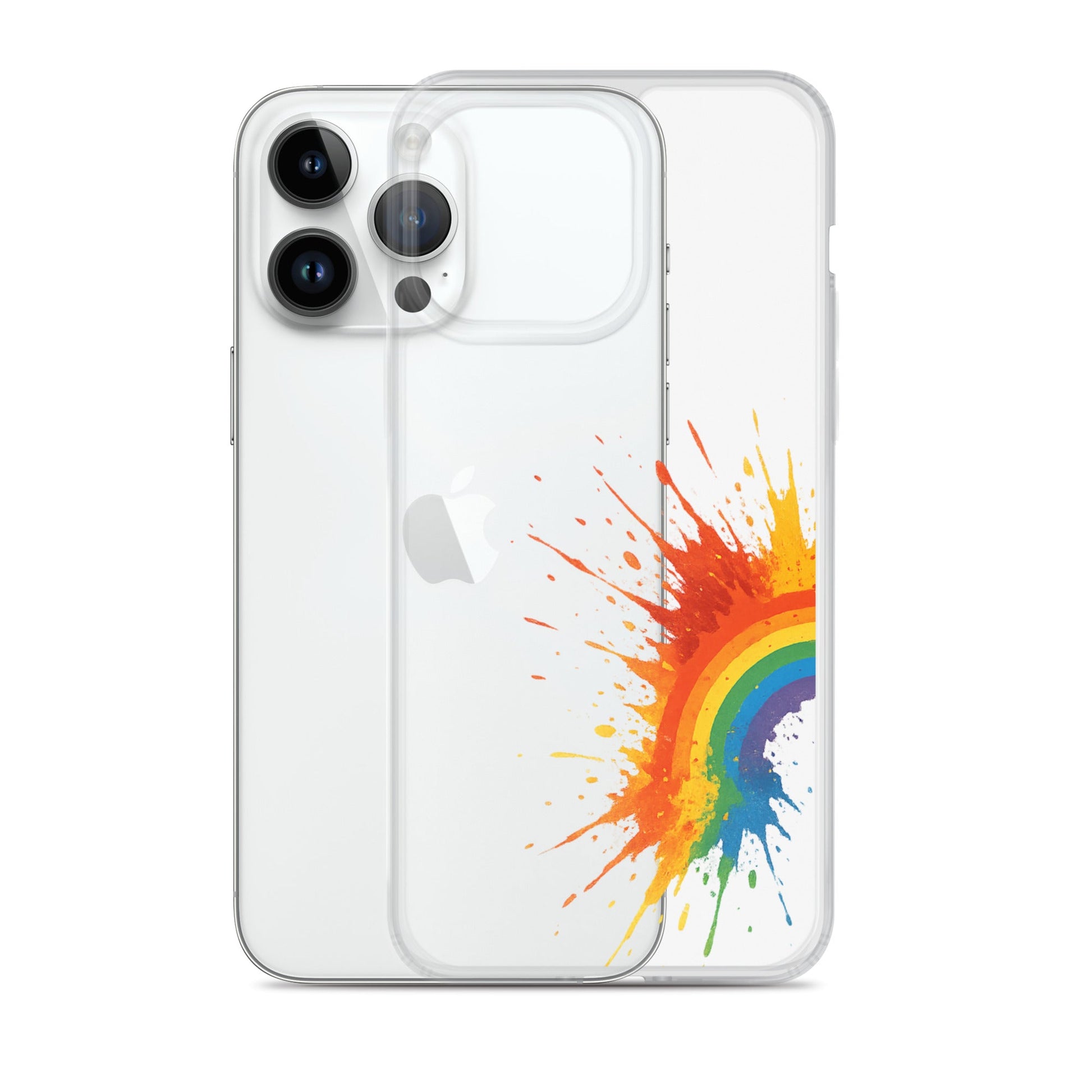 Explosive Rainbow - Clear Case for iPhone® - Studio ZD - Studio ZD - 