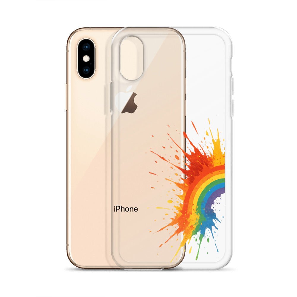 Explosive Rainbow - Clear Case for iPhone® - Studio ZD - Studio ZD - 