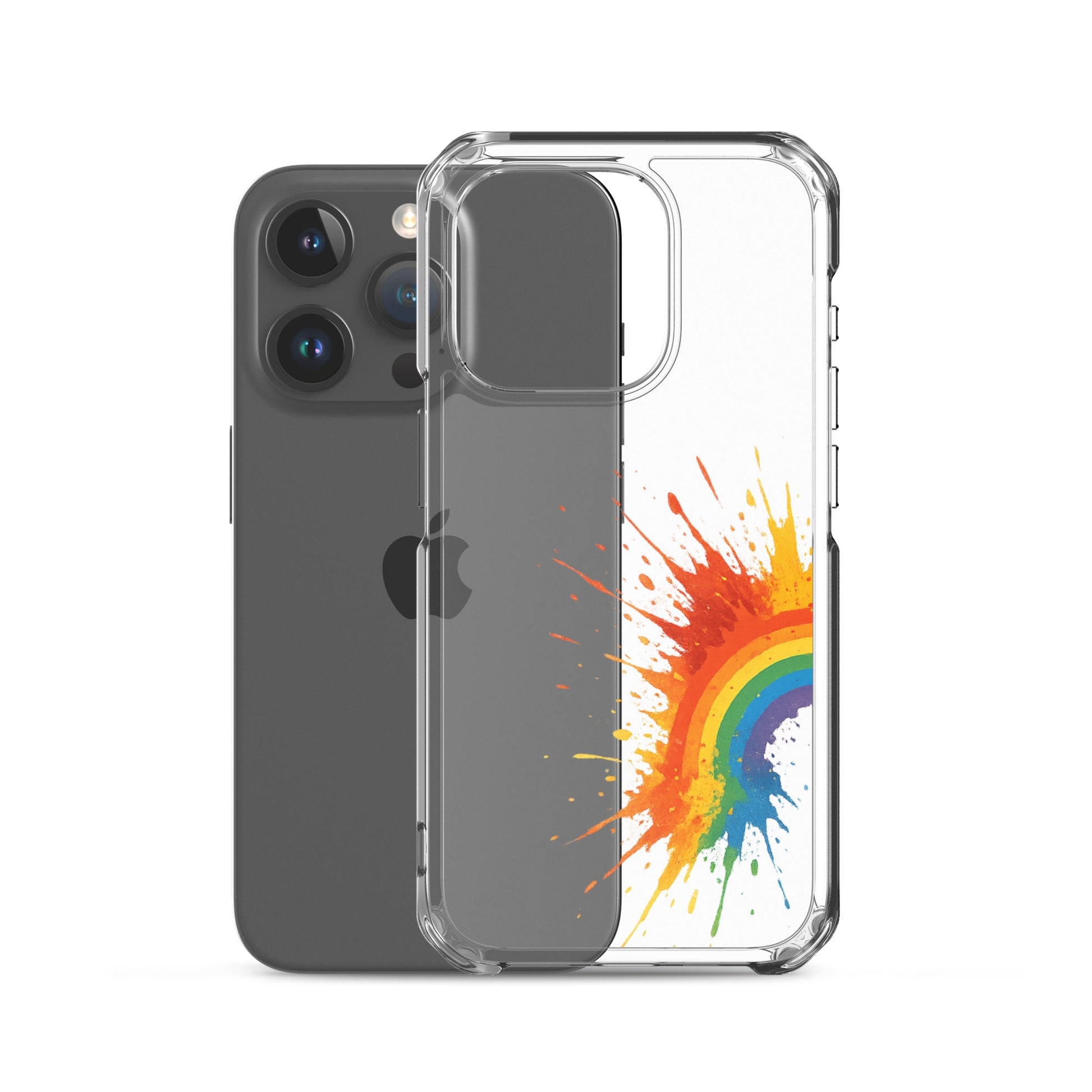 Explosive Rainbow - Clear Case for iPhone® - Studio ZD - Studio ZD - 