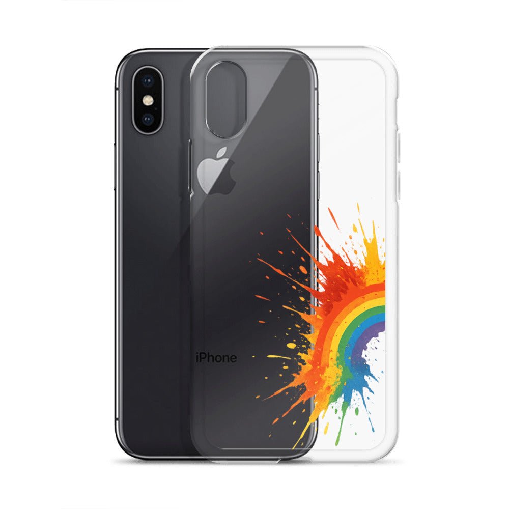 Explosive Rainbow - Clear Case for iPhone® - Studio ZD - Studio ZD - 