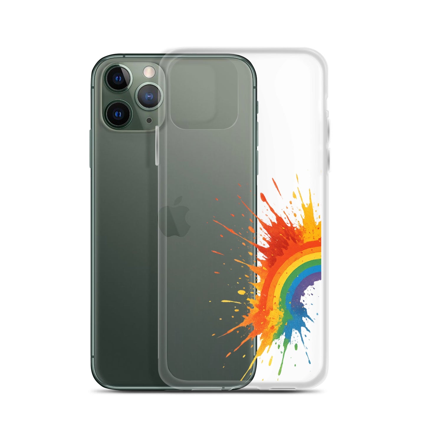 Explosive Rainbow - Clear Case for iPhone® - Studio ZD - Studio ZD - 