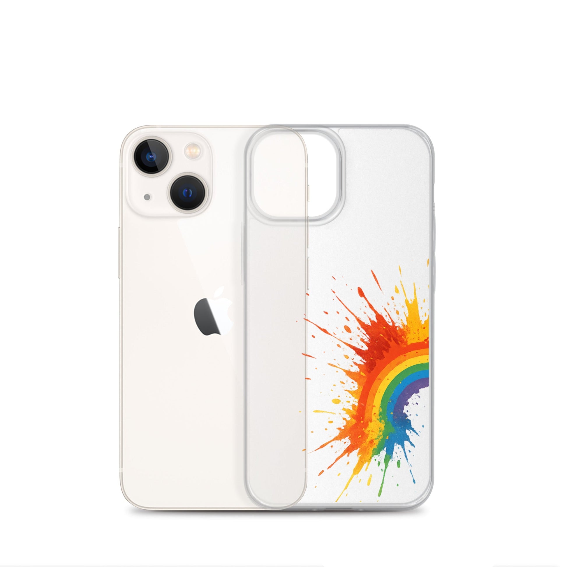 Explosive Rainbow - Clear Case for iPhone® - Studio ZD - Studio ZD - 
