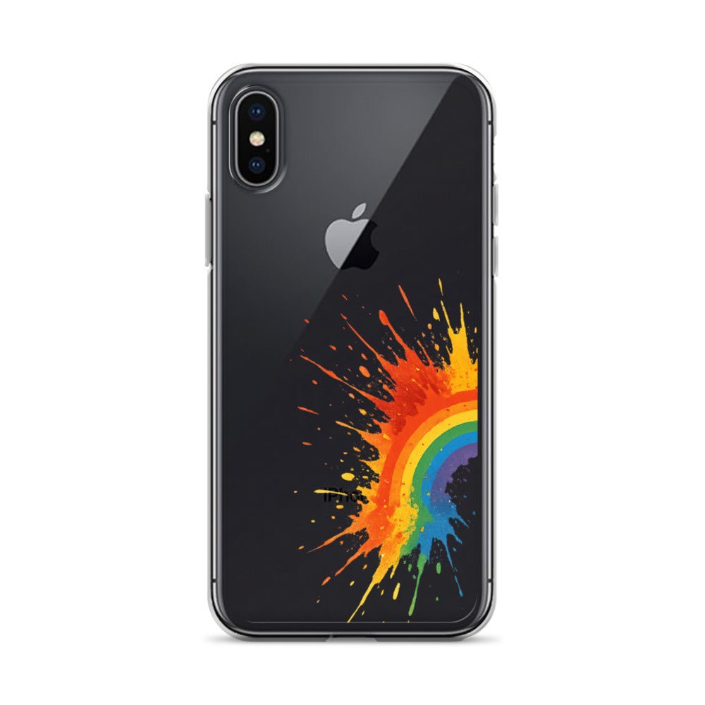 Explosive Rainbow - Clear Case for iPhone® - Studio ZD - Studio ZD - 
