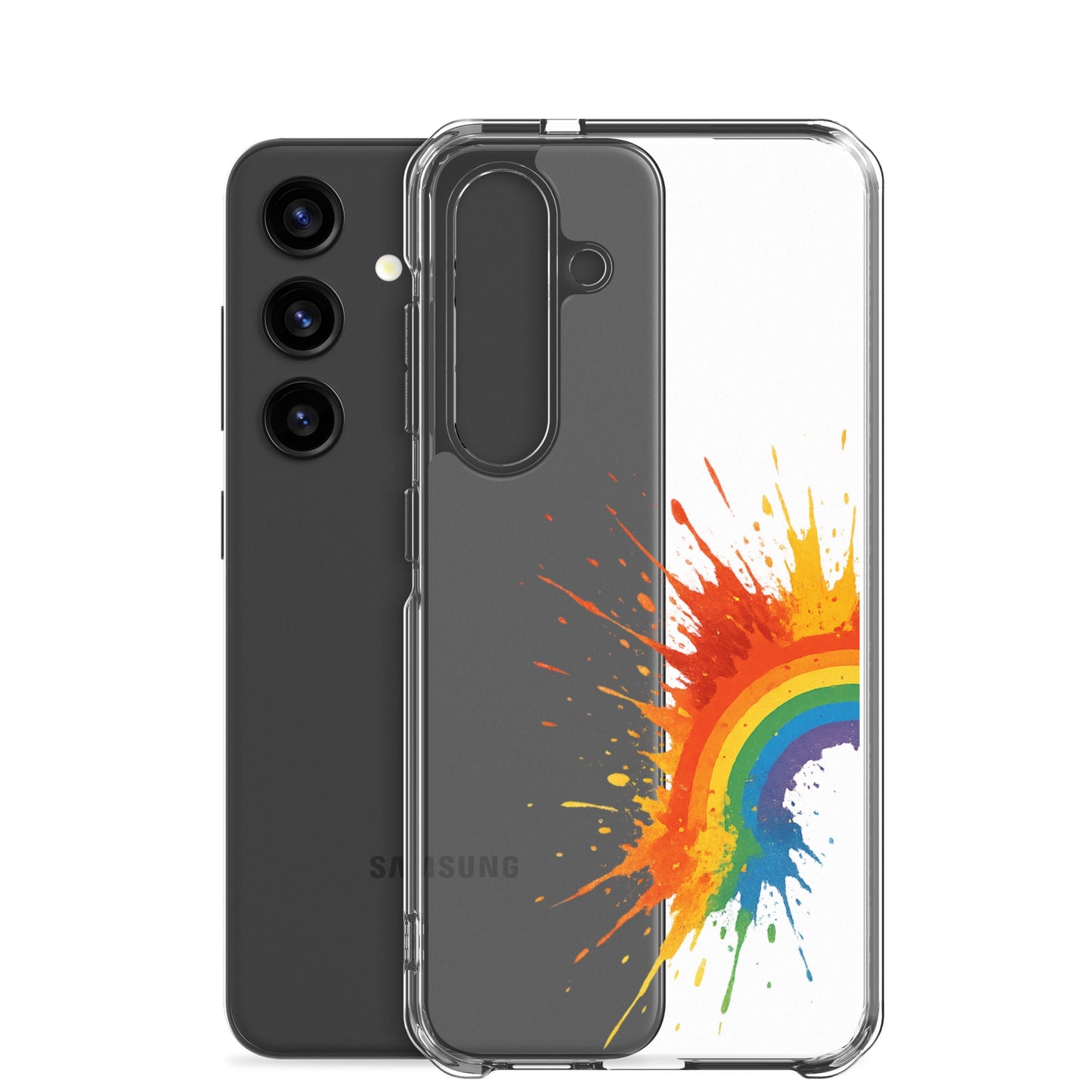 Explosive Rainbow - Clear Case for Samsung® - Studio ZD - Studio ZD - 