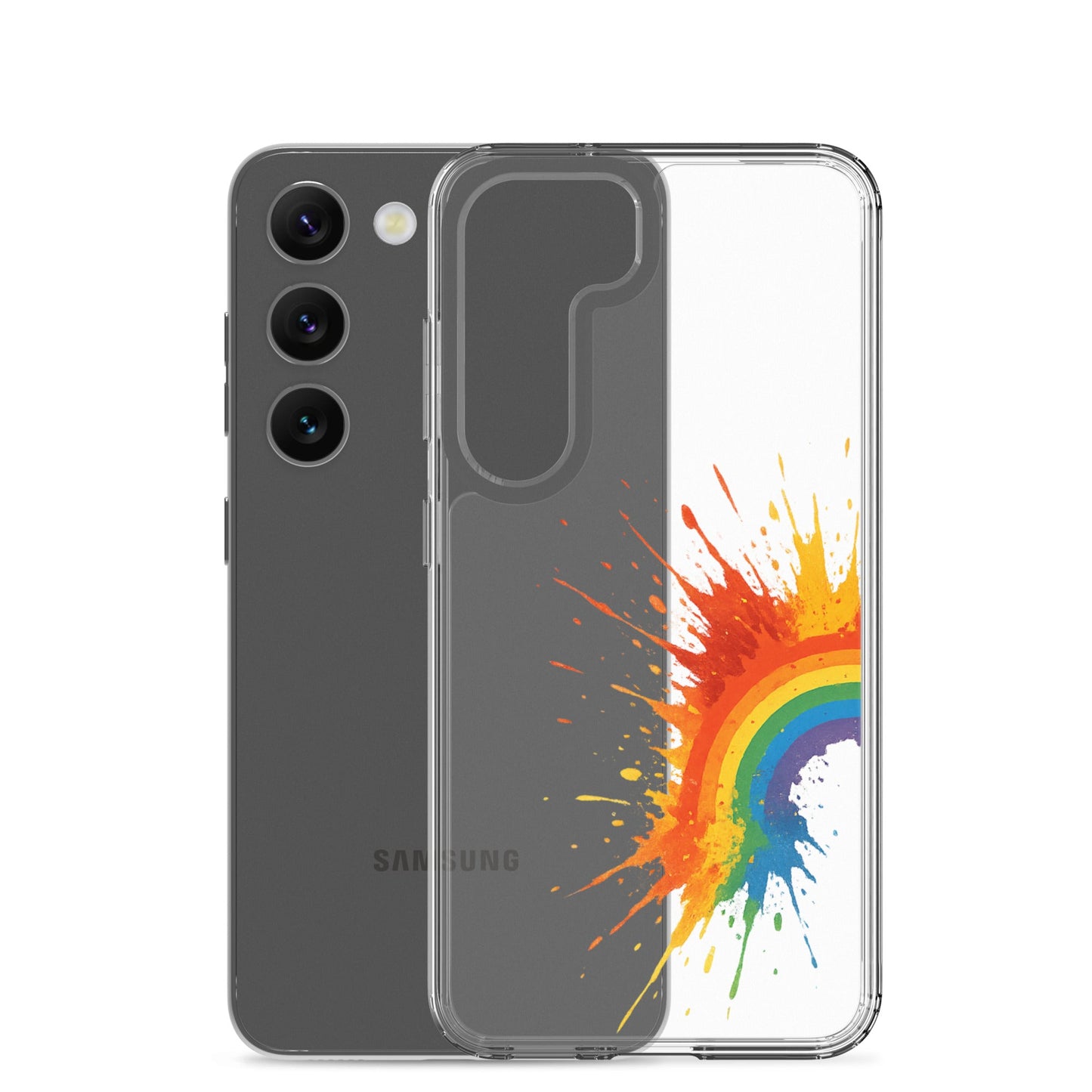 Explosive Rainbow - Clear Case for Samsung® - Studio ZD - Studio ZD - 