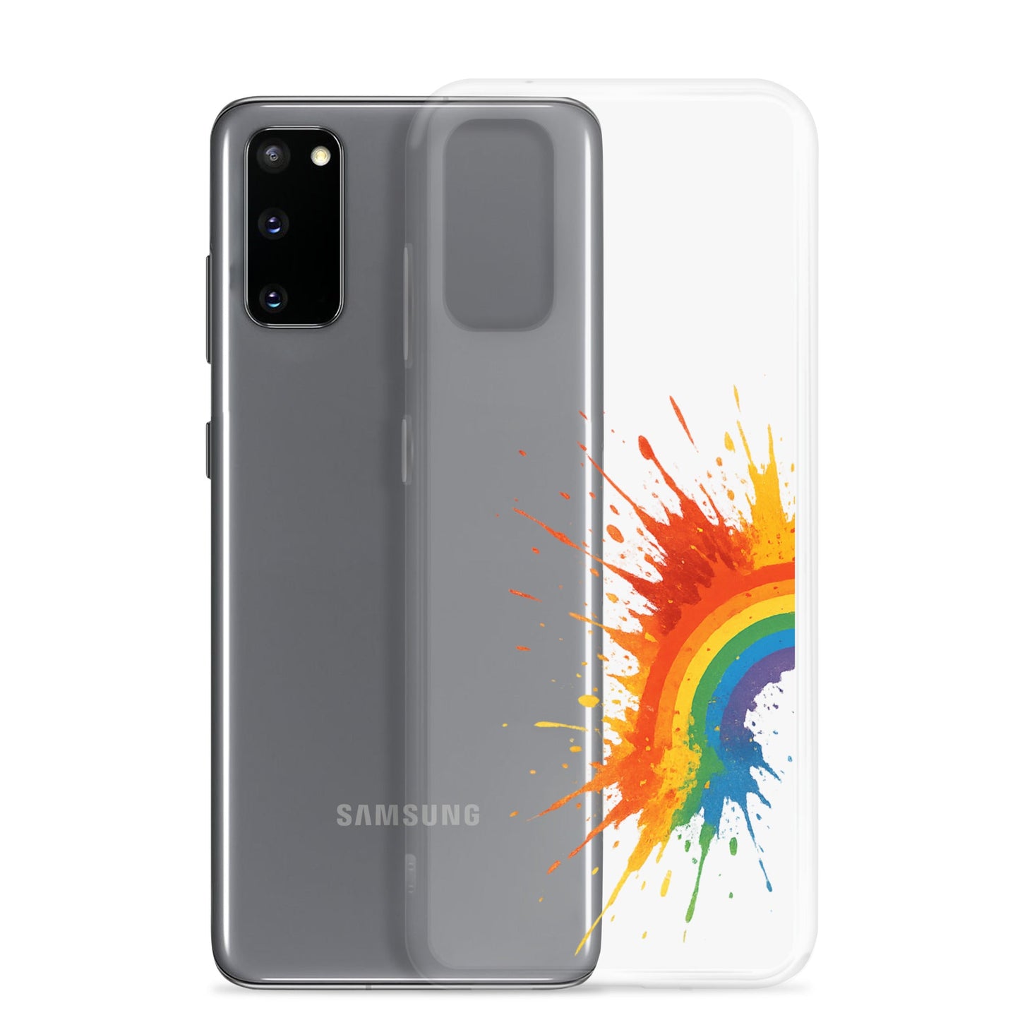Explosive Rainbow - Clear Case for Samsung® - Studio ZD - Studio ZD - 