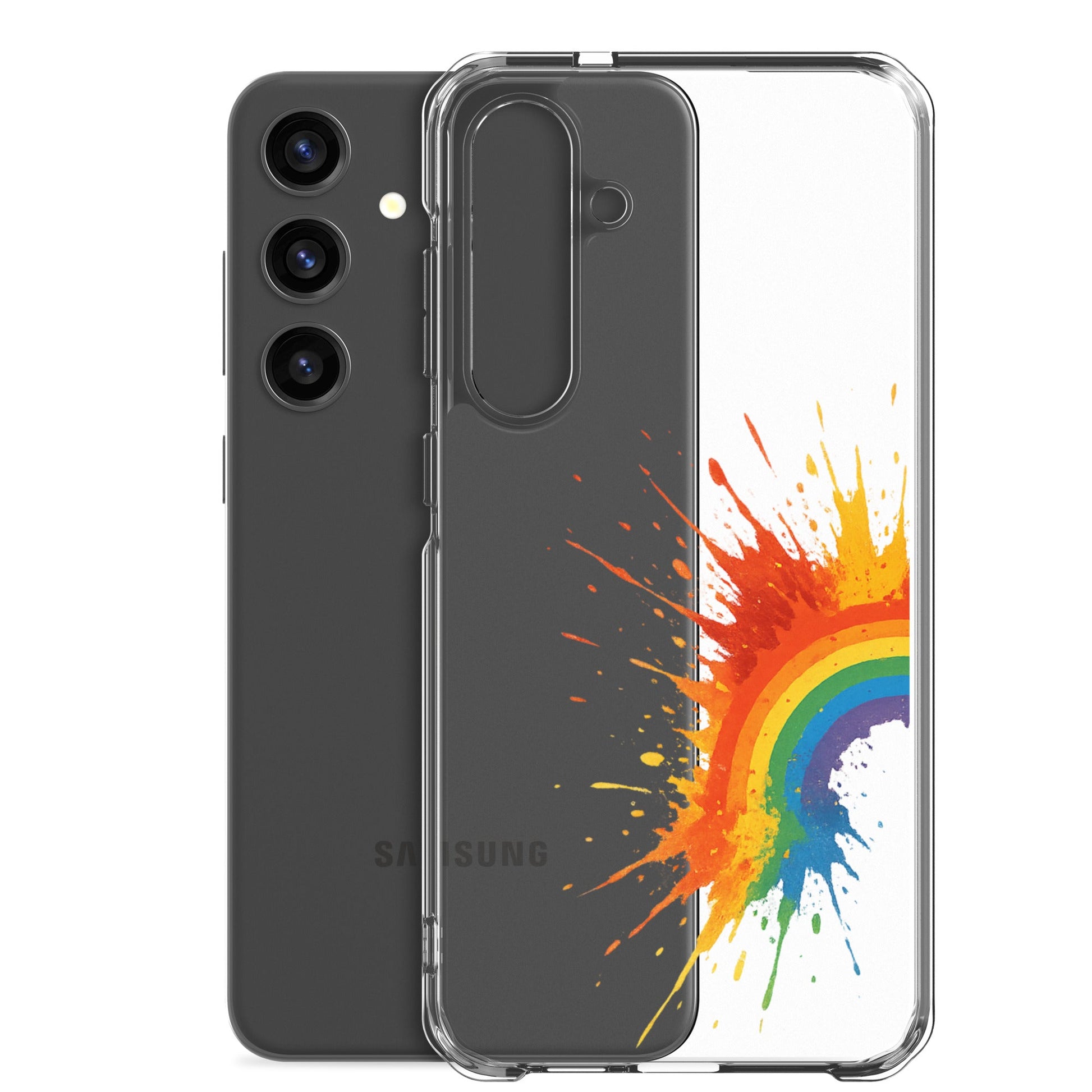 Explosive Rainbow - Clear Case for Samsung® - Studio ZD - Studio ZD - 