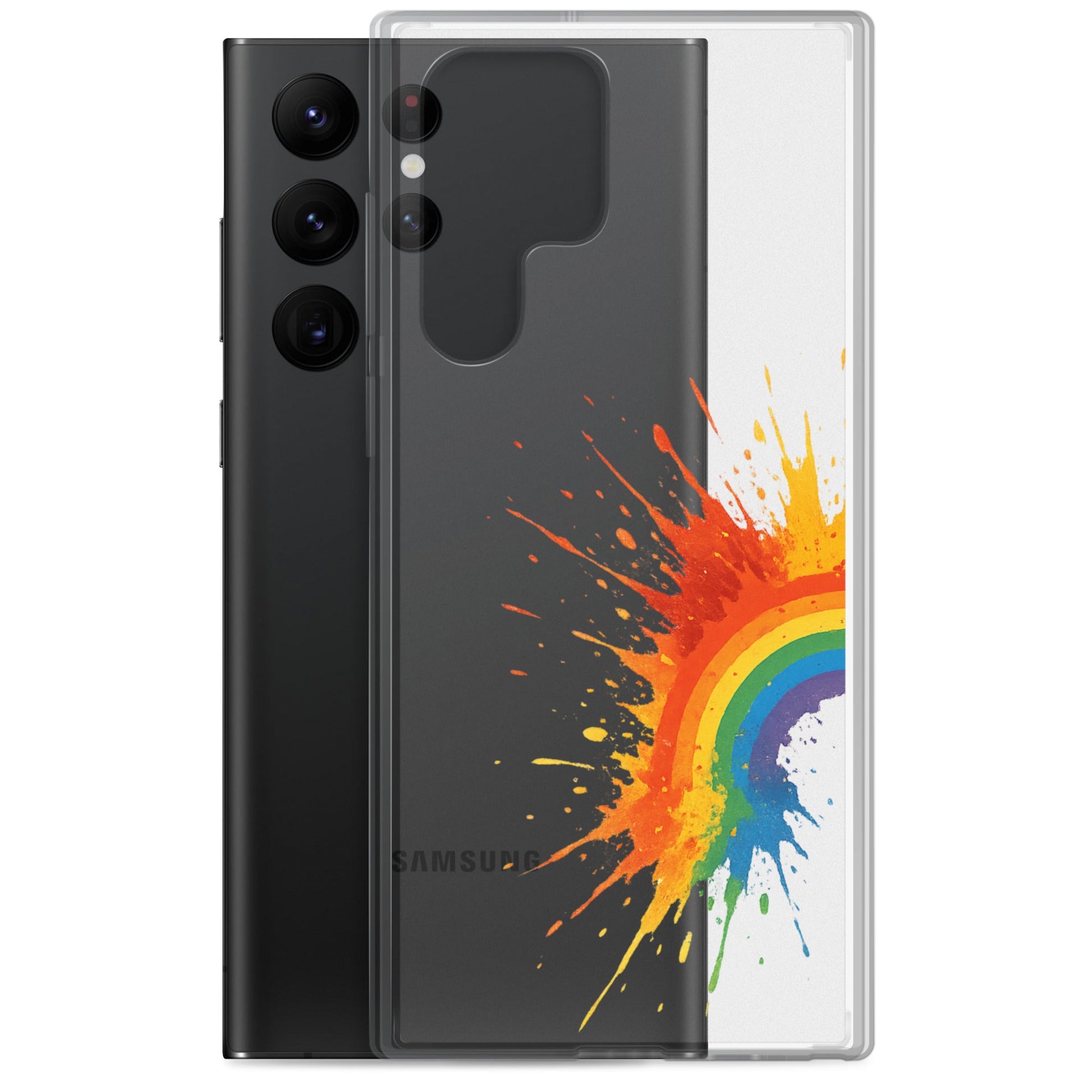 Explosive Rainbow - Clear Case for Samsung® - Studio ZD - Studio ZD - 