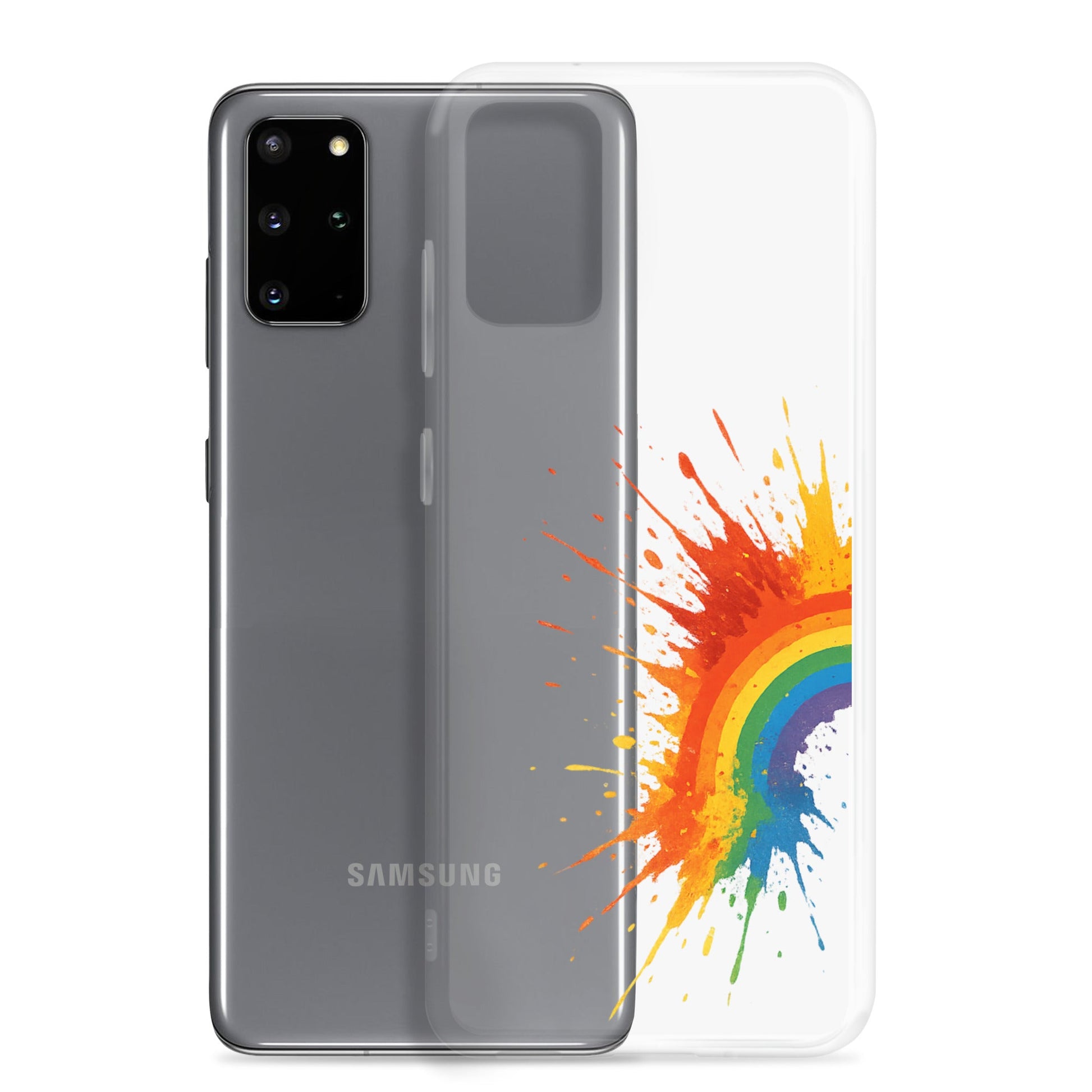 Explosive Rainbow - Clear Case for Samsung® - Studio ZD - Studio ZD - 