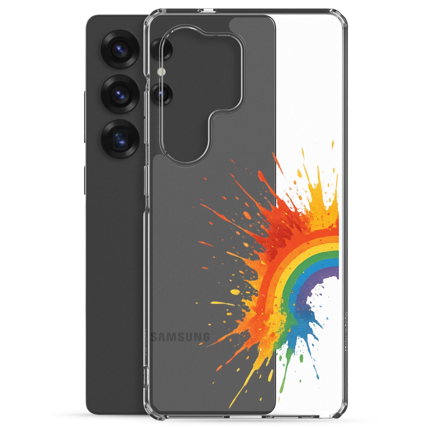 Explosive Rainbow - Clear Case for Samsung® - Studio ZD - Studio ZD - 