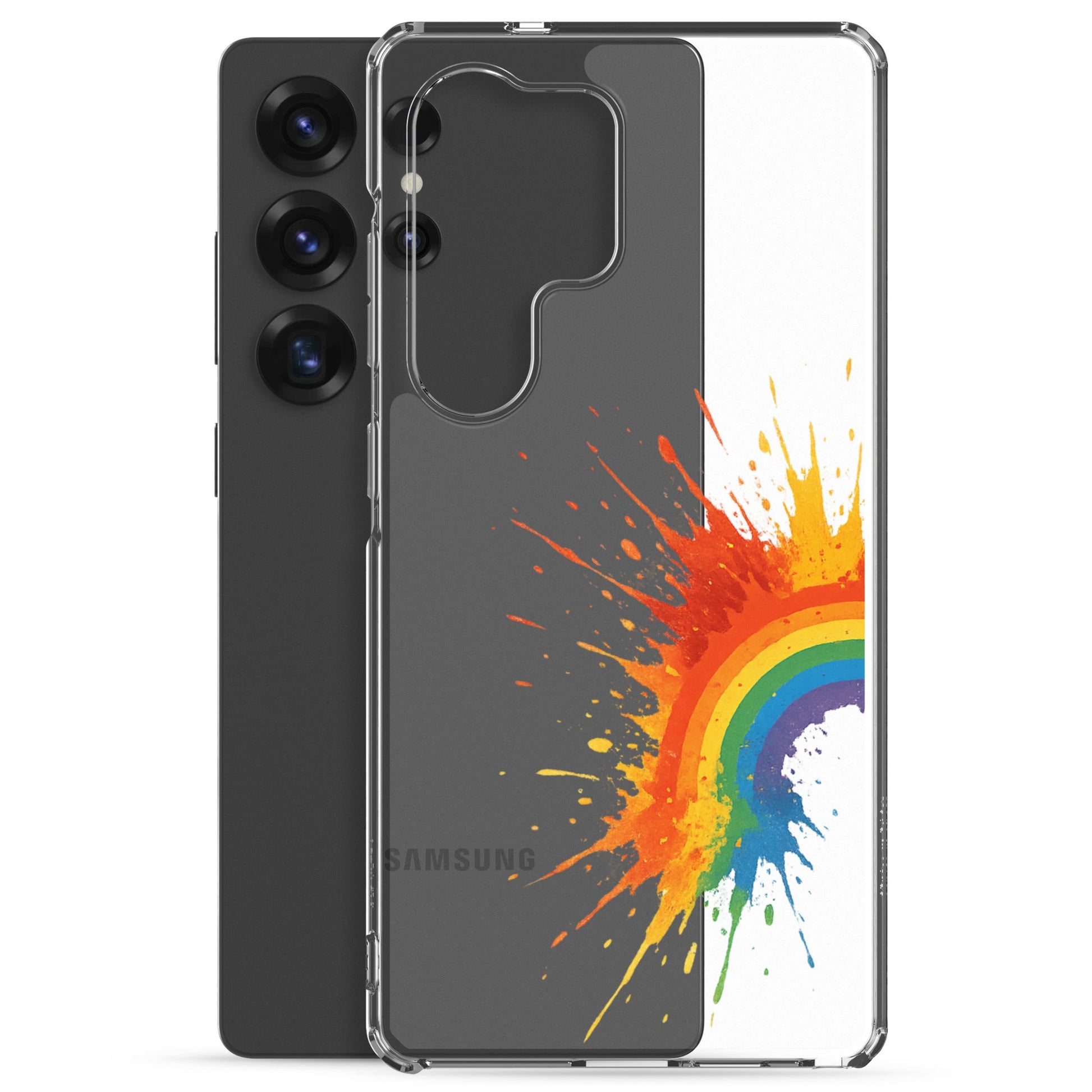Explosive Rainbow - Clear Case for Samsung® - Studio ZD - Studio ZD - 