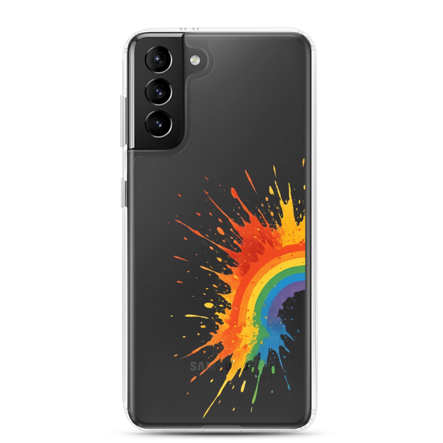 Explosive Rainbow - Clear Case for Samsung® - Studio ZD - Studio ZD - 