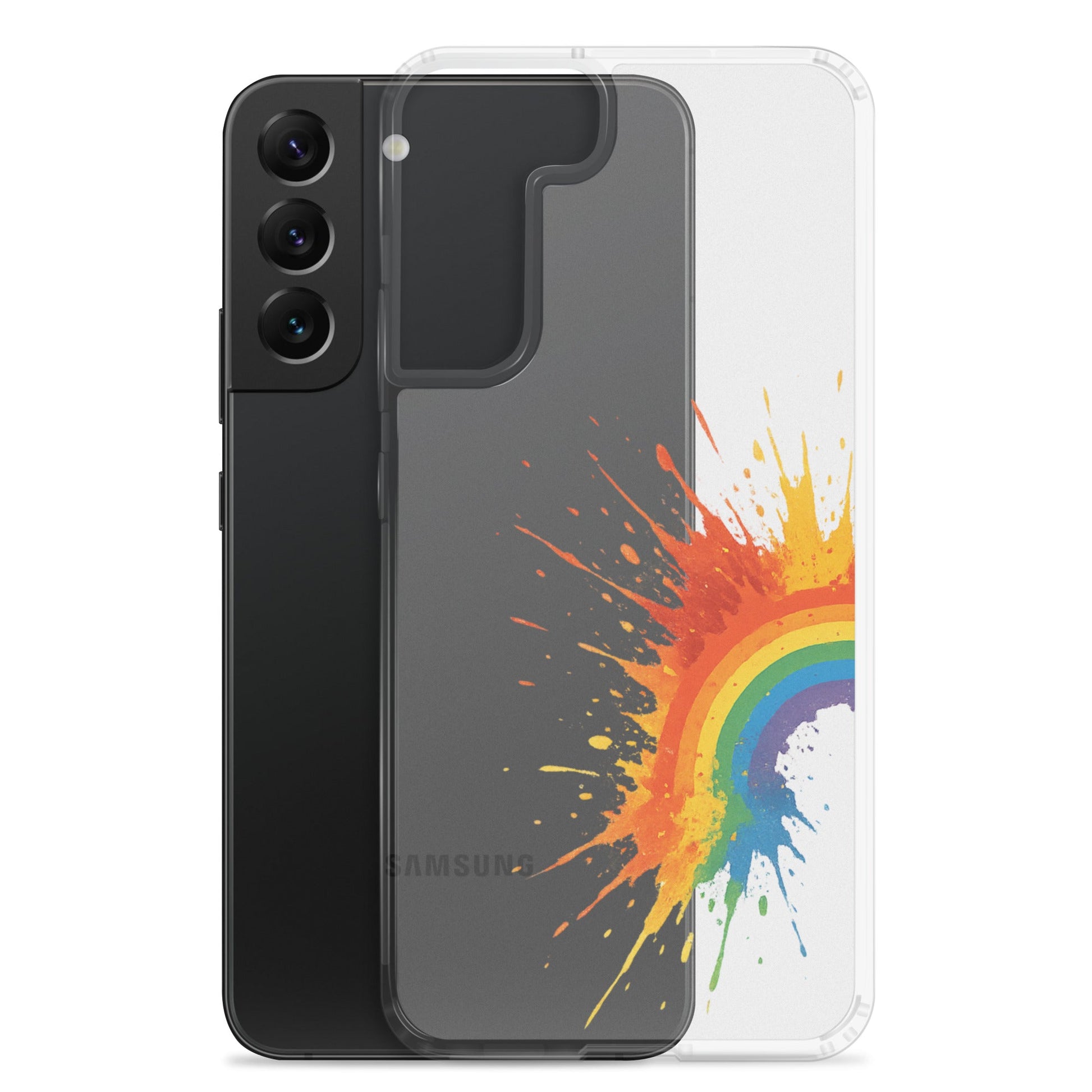 Explosive Rainbow - Clear Case for Samsung® - Studio ZD - Studio ZD - 